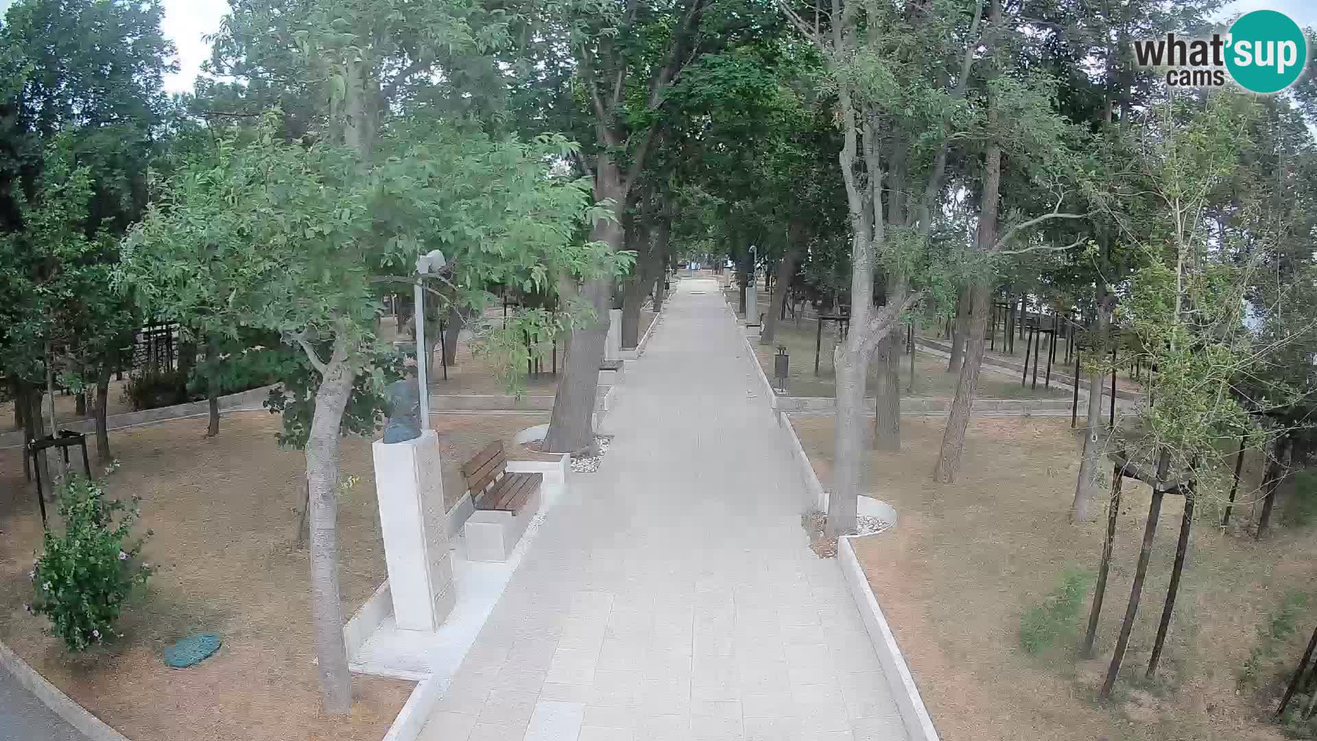 Writers’ Park Webcam Senj – Live by the Sea