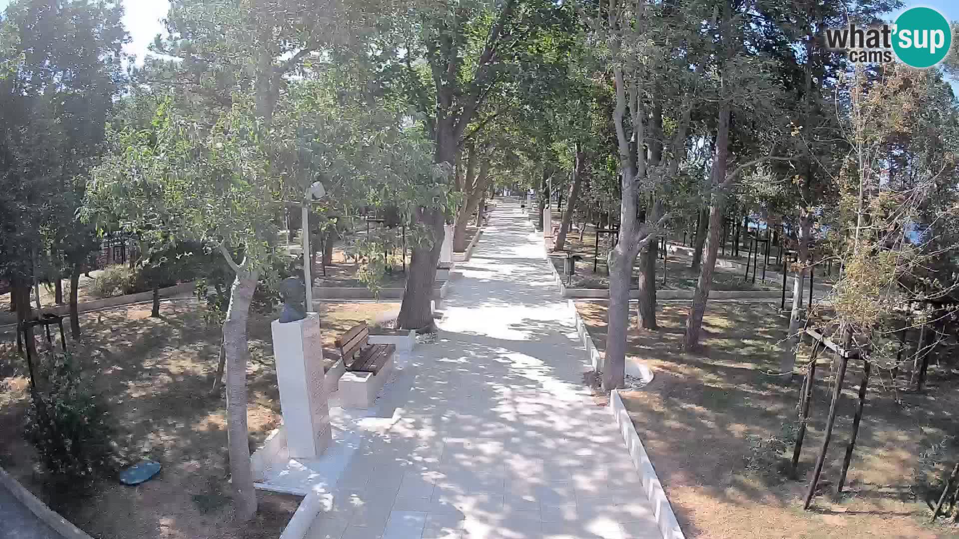 Writers’ Park Webcam Senj – Live by the Sea