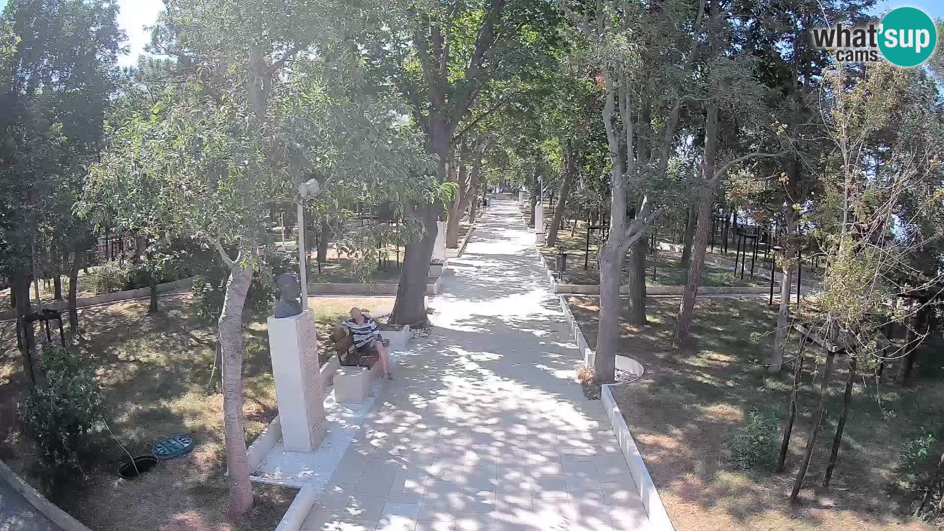 Webcam Schriftstellerpark Senj – Live am Meer