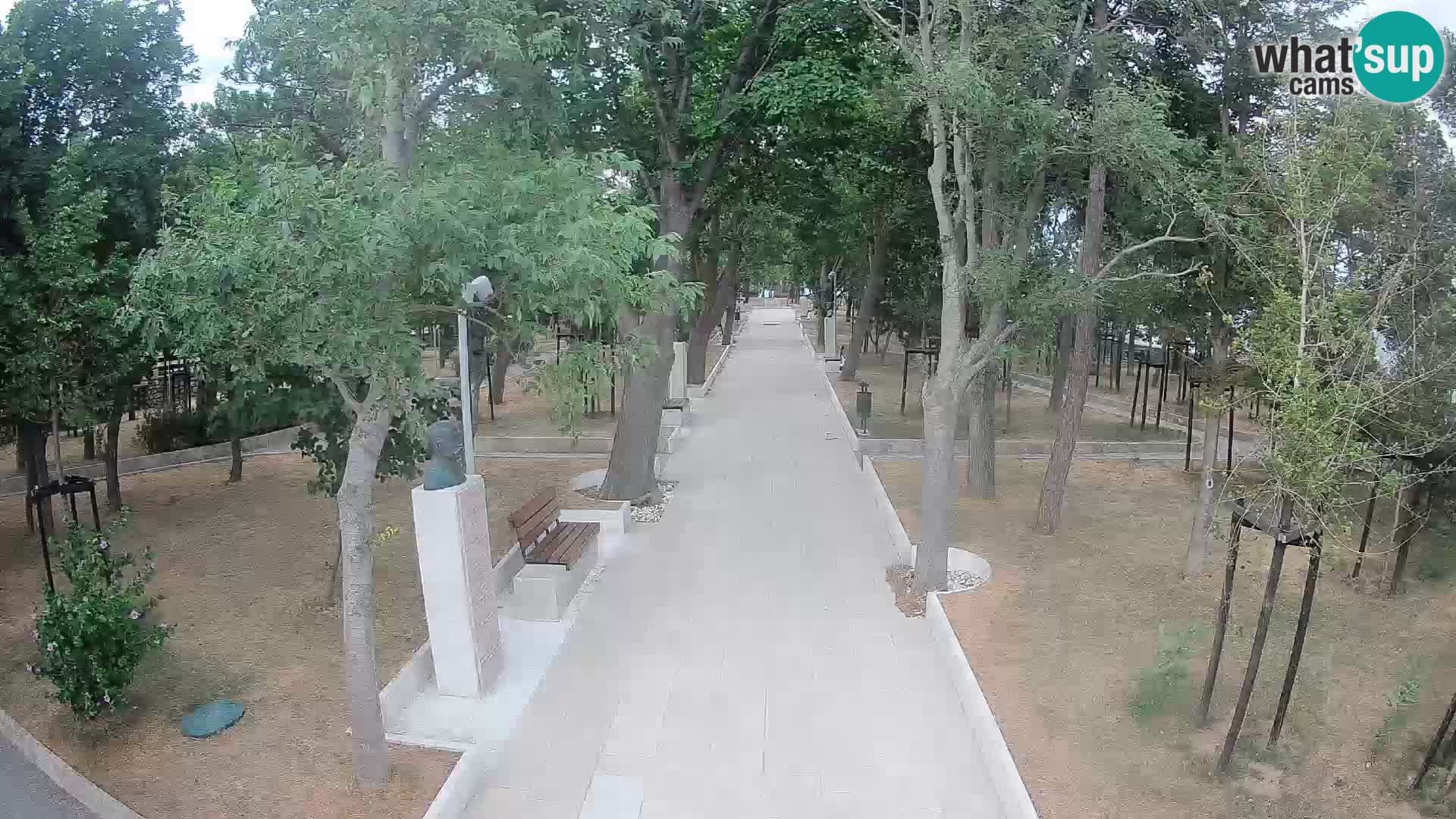 Writers’ Park Webcam Senj – Live by the Sea