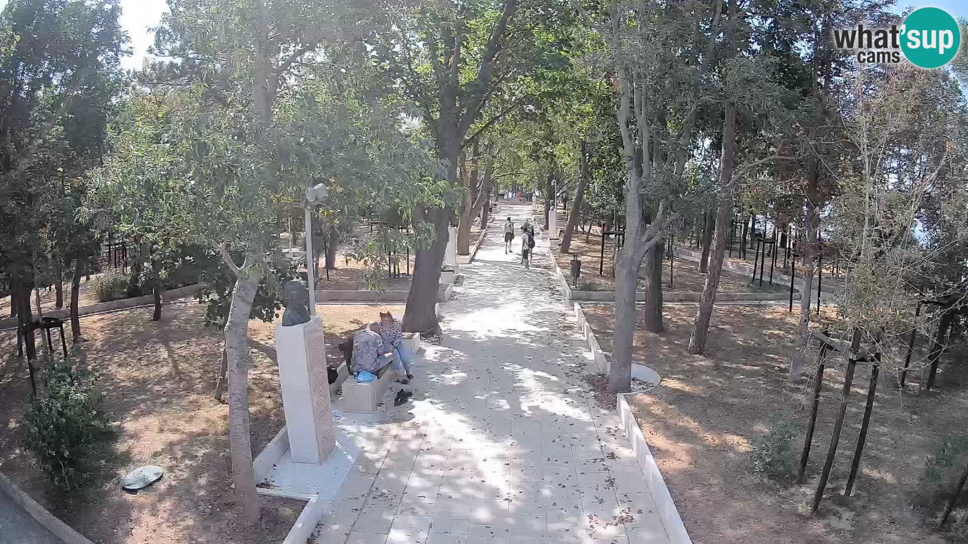 Writers’ Park Webcam Senj – Live by the Sea