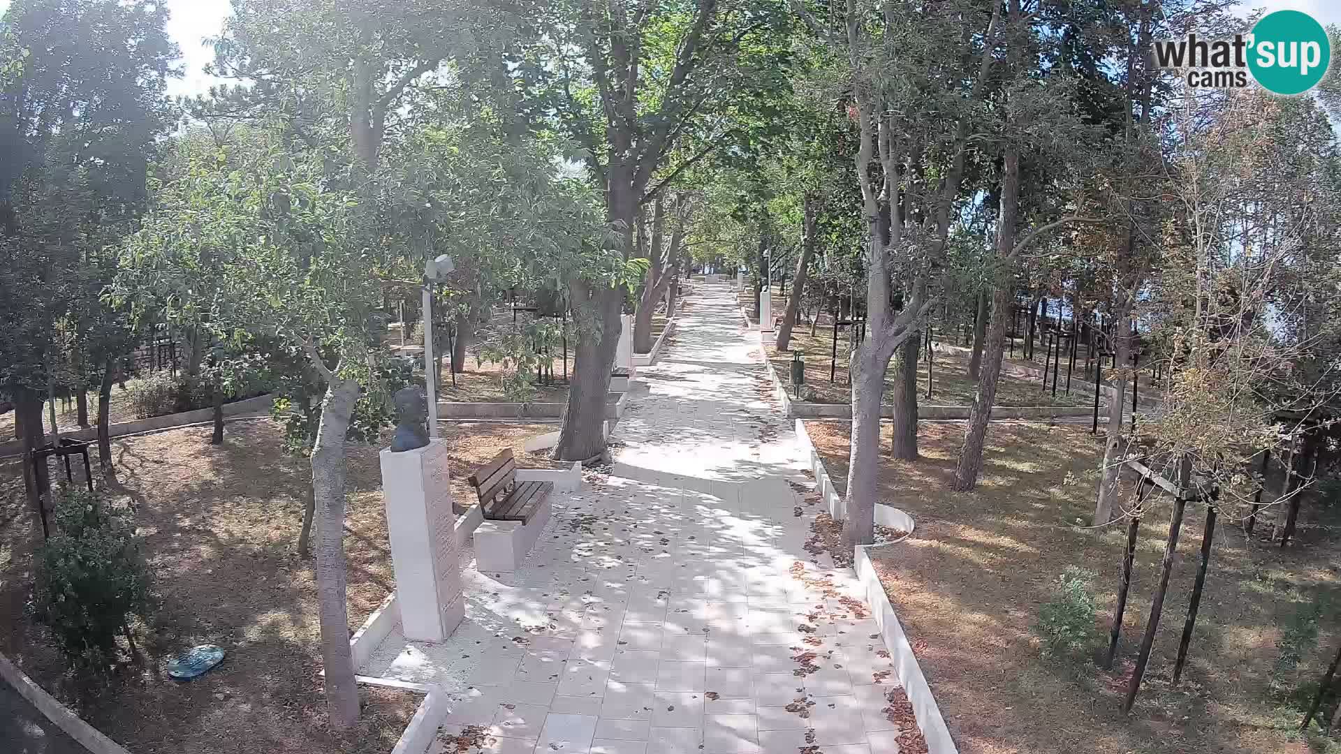 Writers’ Park Webcam Senj – Live by the Sea