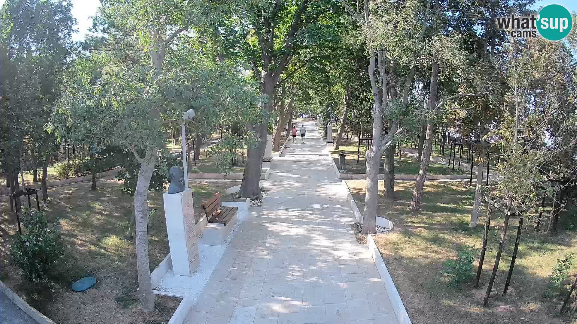 Writers’ Park Webcam Senj – Live by the Sea