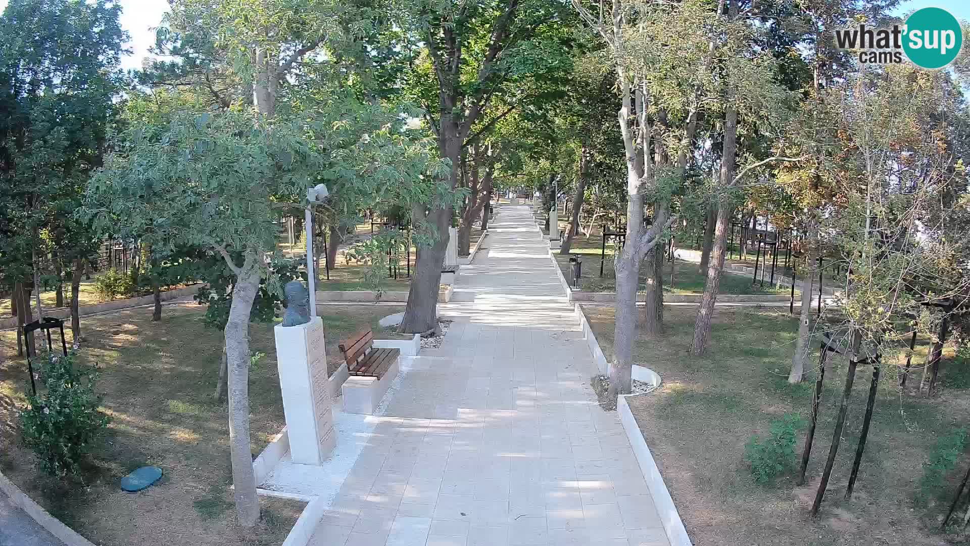 Writers’ Park Webcam Senj – Live by the Sea