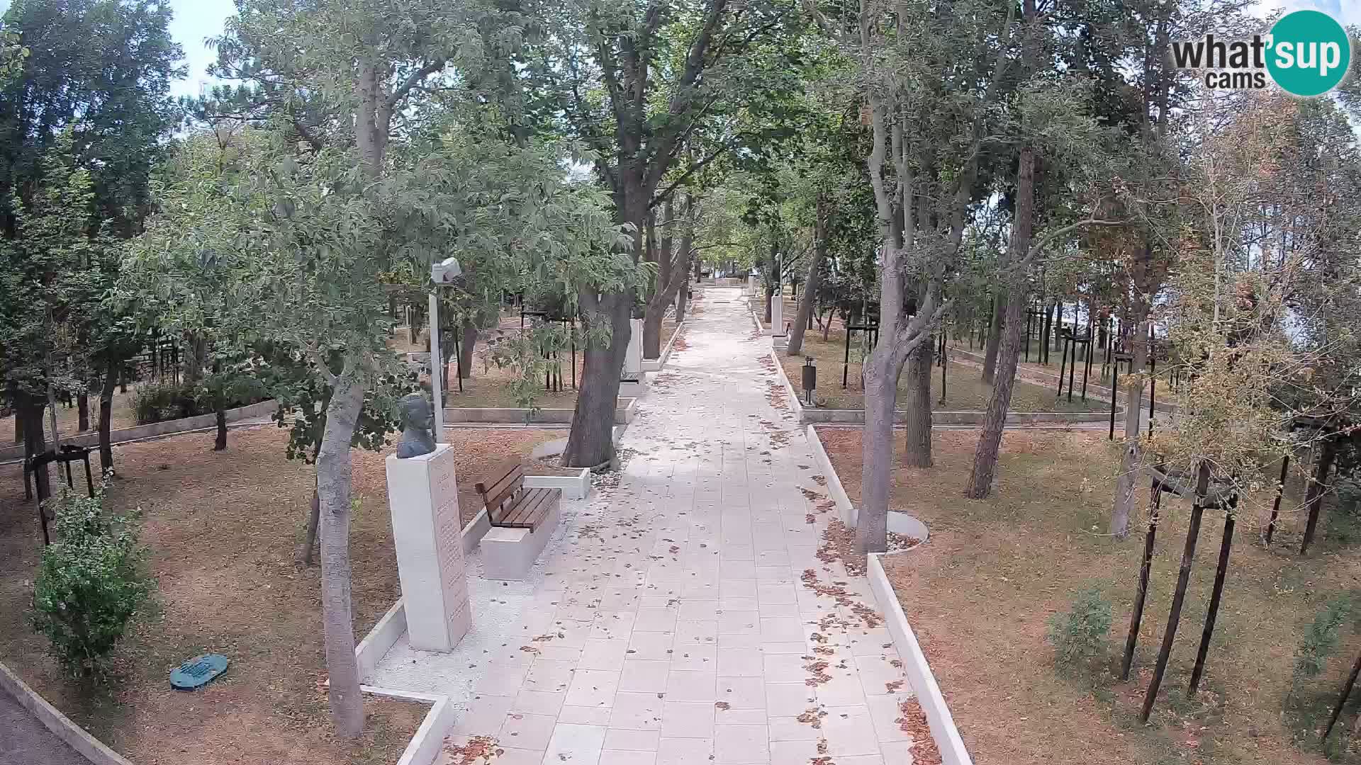 Writers’ Park Webcam Senj – Live by the Sea