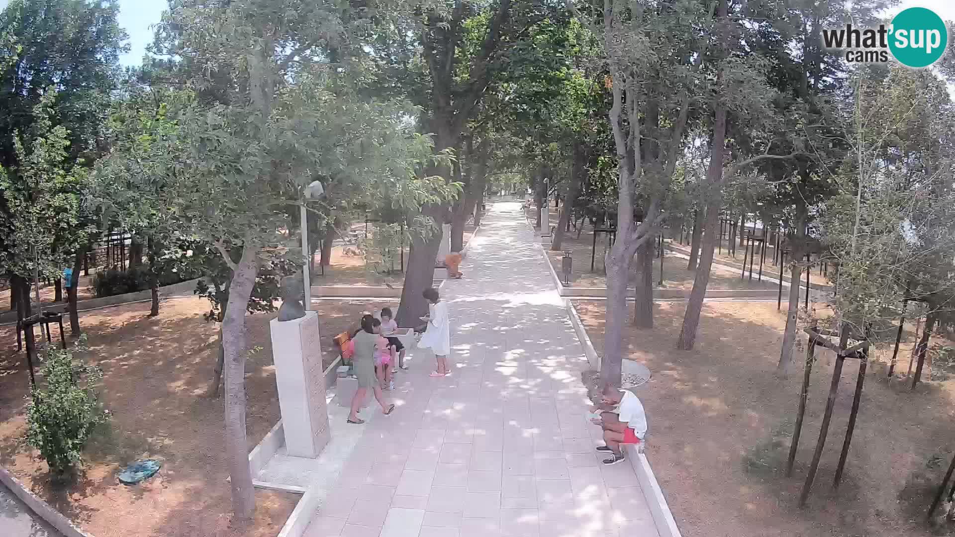 Writers’ Park Webcam Senj – Live by the Sea