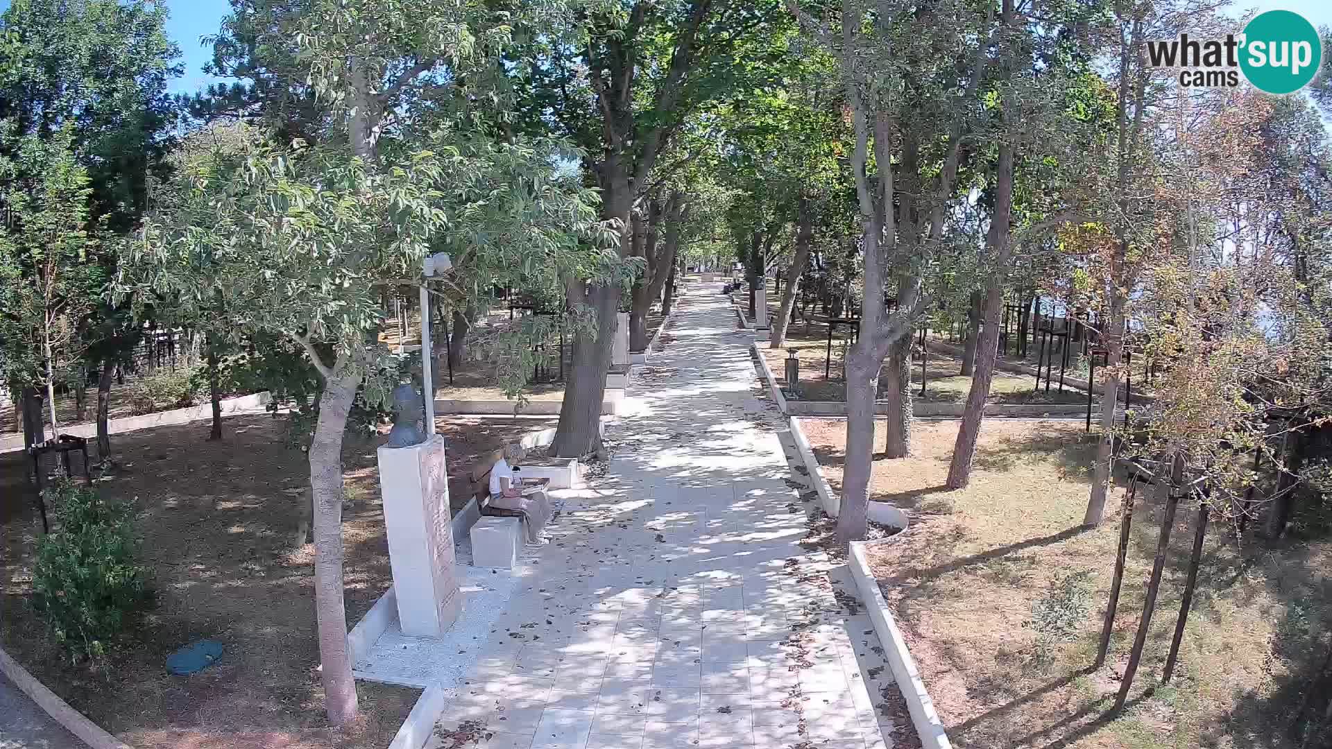 Writers’ Park Webcam Senj – Live by the Sea