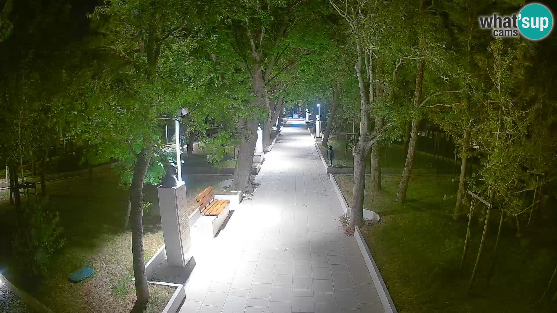 Writers’ Park Webcam Senj – Live by the Sea