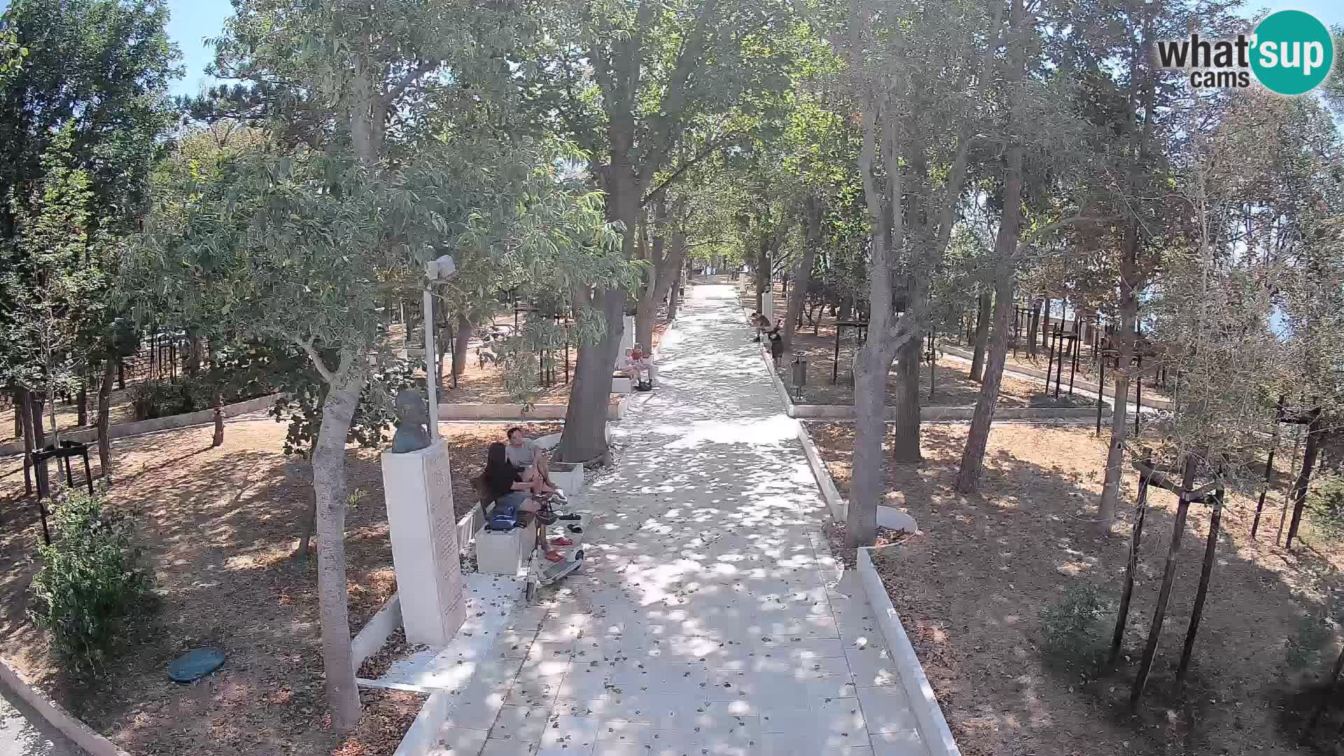 Writers’ Park Webcam Senj – Live by the Sea