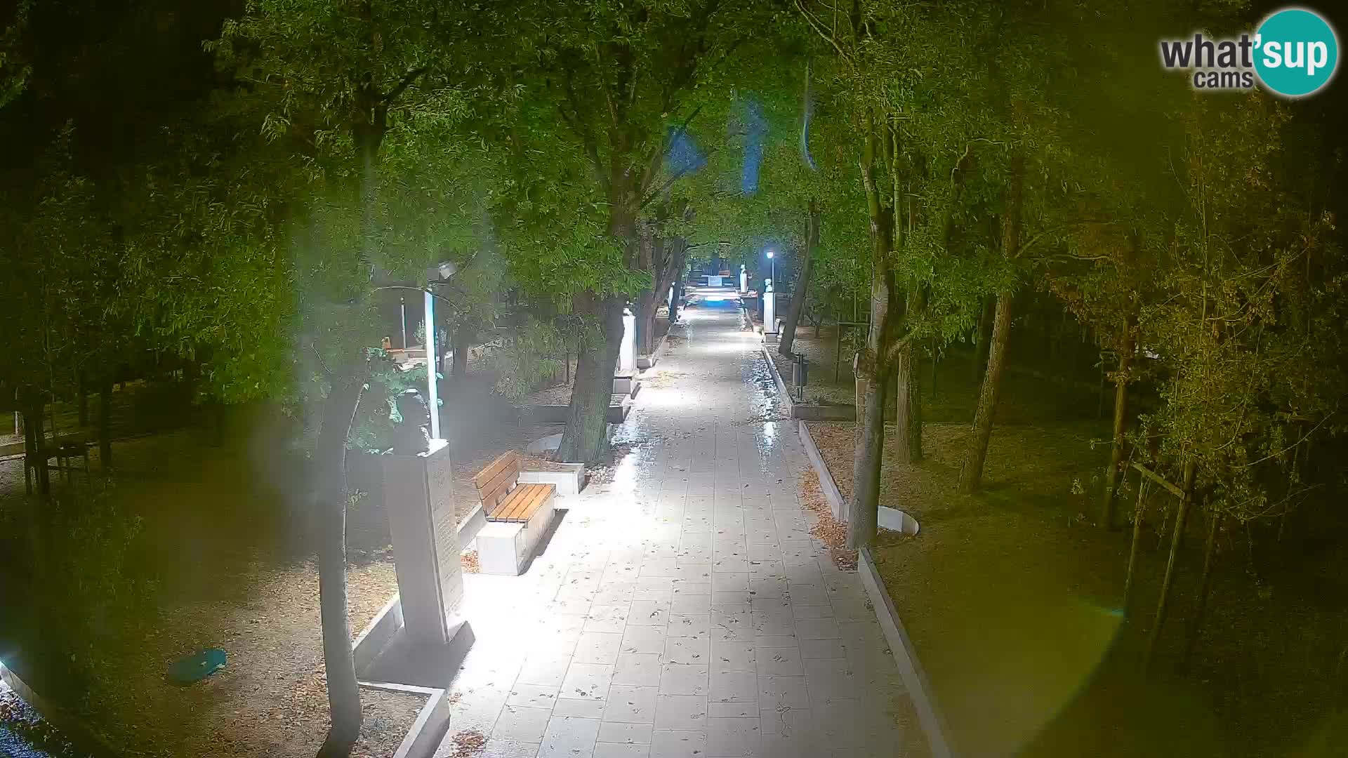 Writers’ Park Webcam Senj – Live by the Sea