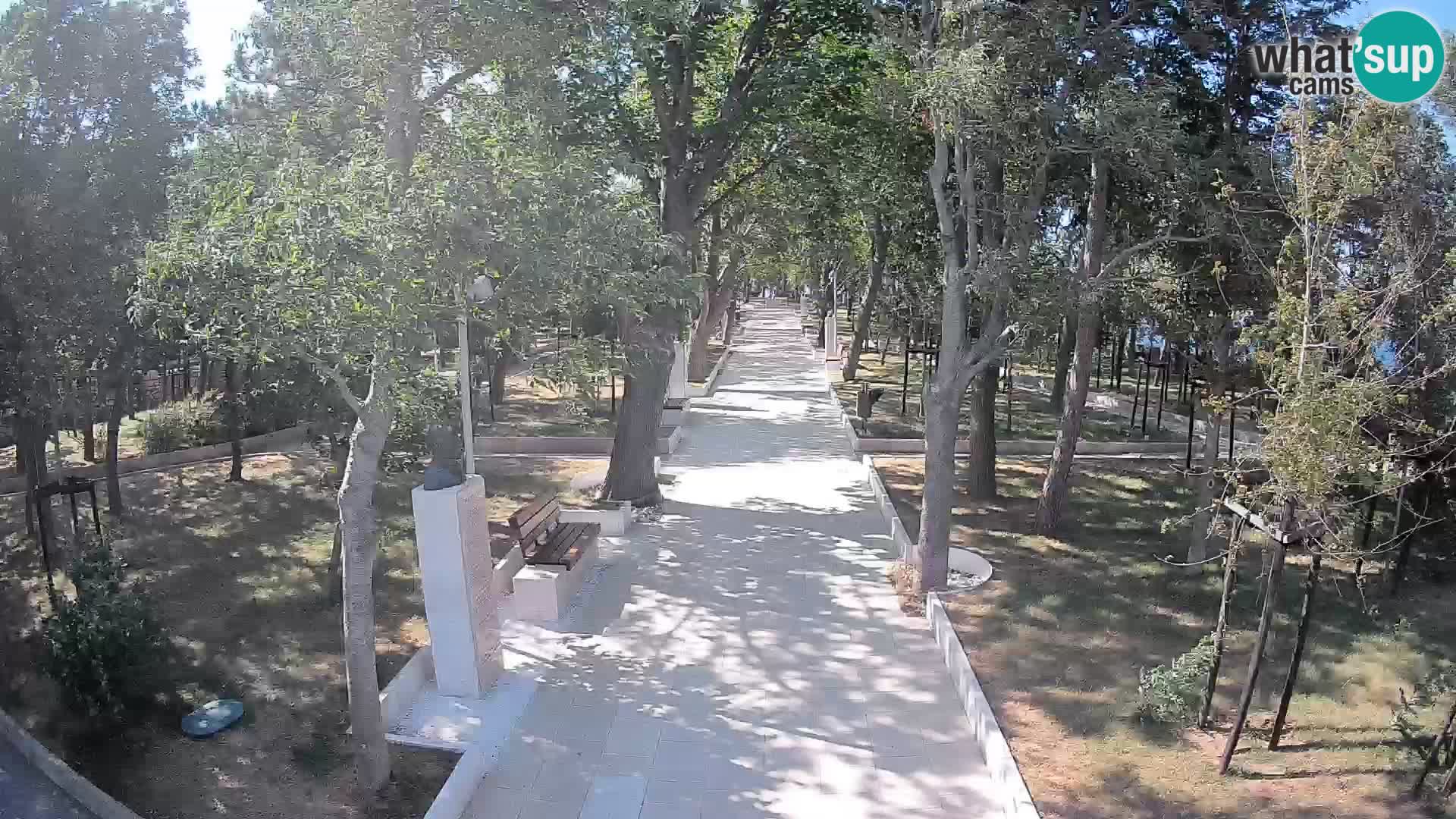 Webcam Schriftstellerpark Senj – Live am Meer
