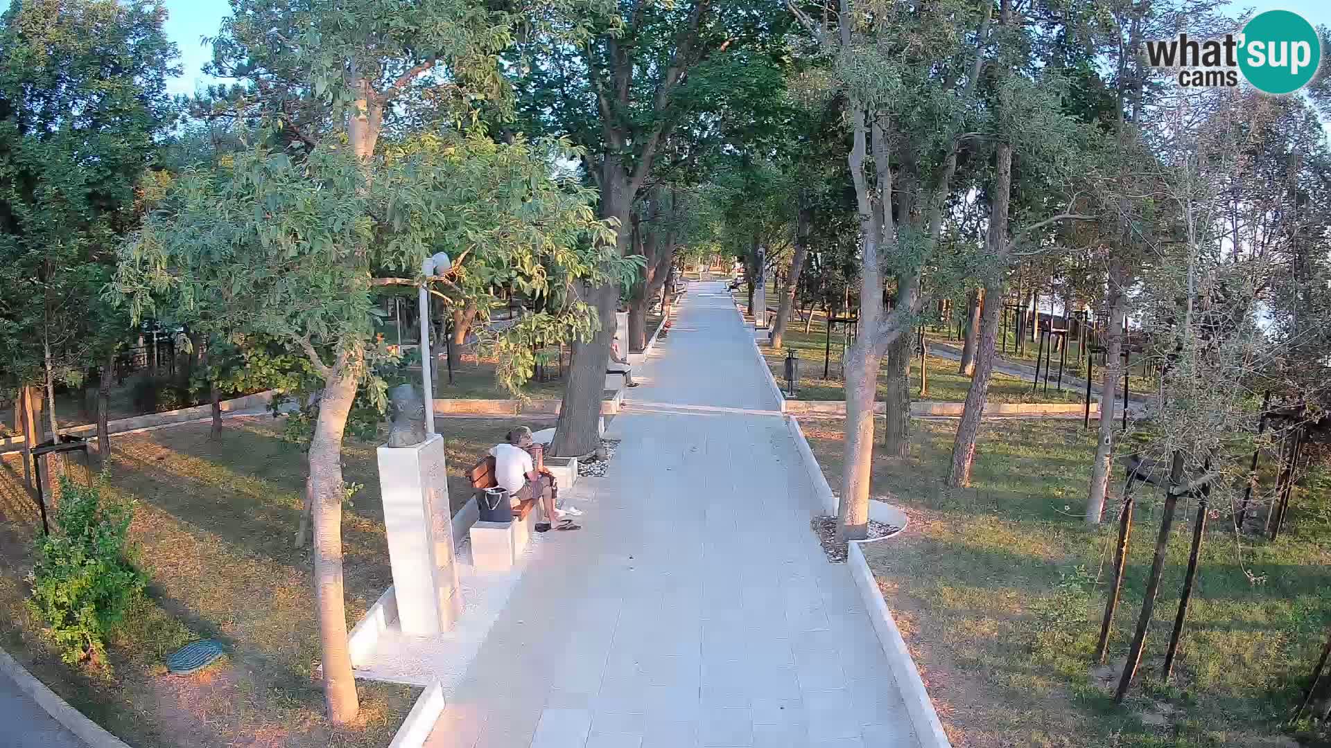 Writers’ Park Webcam Senj – Live by the Sea