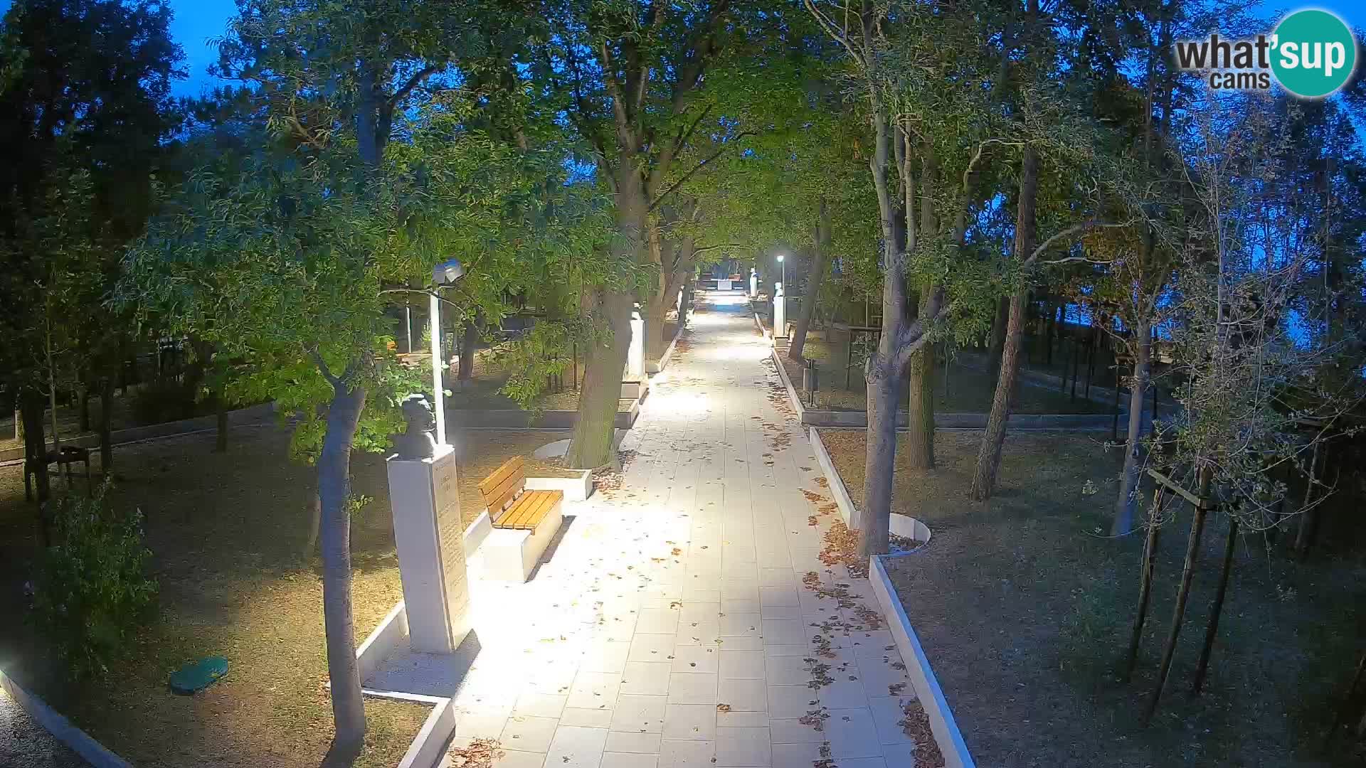 Writers’ Park Webcam Senj – Live by the Sea