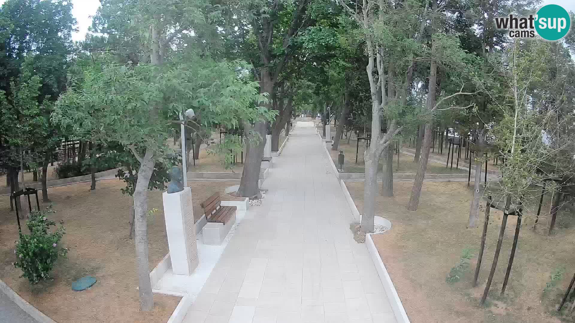 Writers’ Park Webcam Senj – Live by the Sea