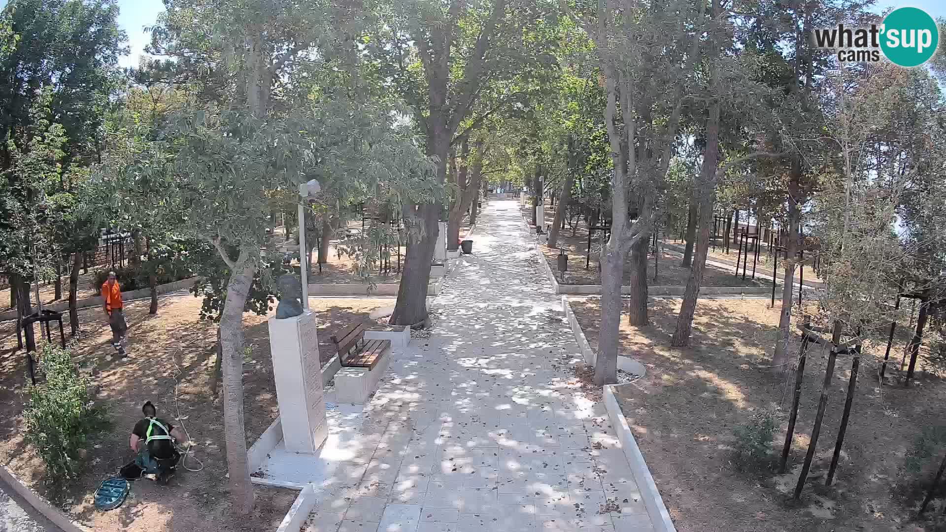 Writers’ Park Webcam Senj – Live by the Sea