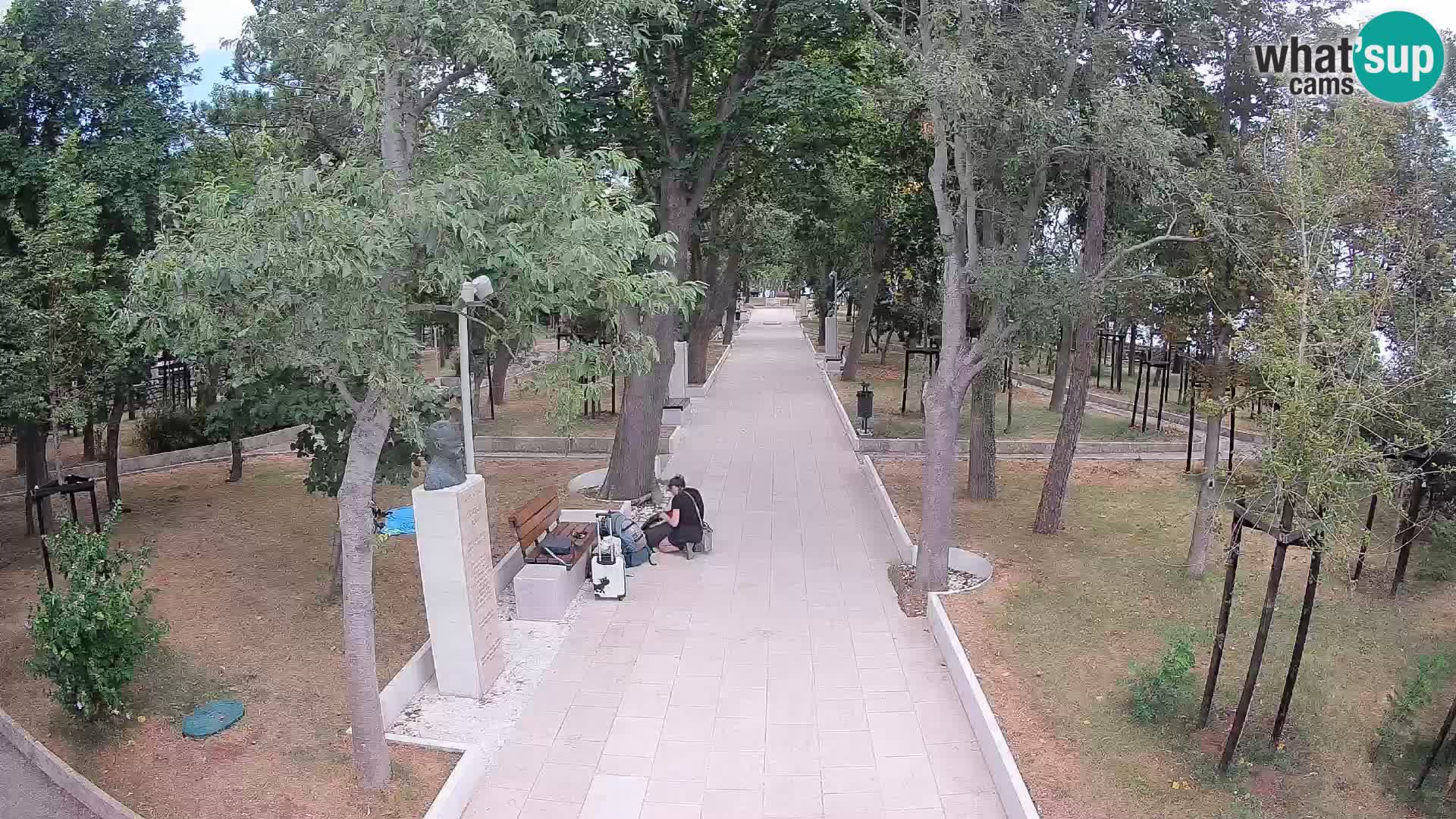 Writers’ Park Webcam Senj – Live by the Sea