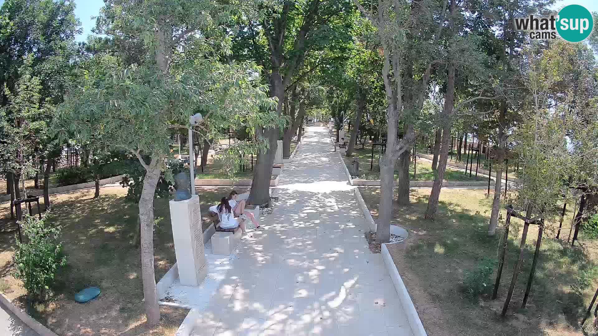 Writers’ Park Webcam Senj – Live by the Sea