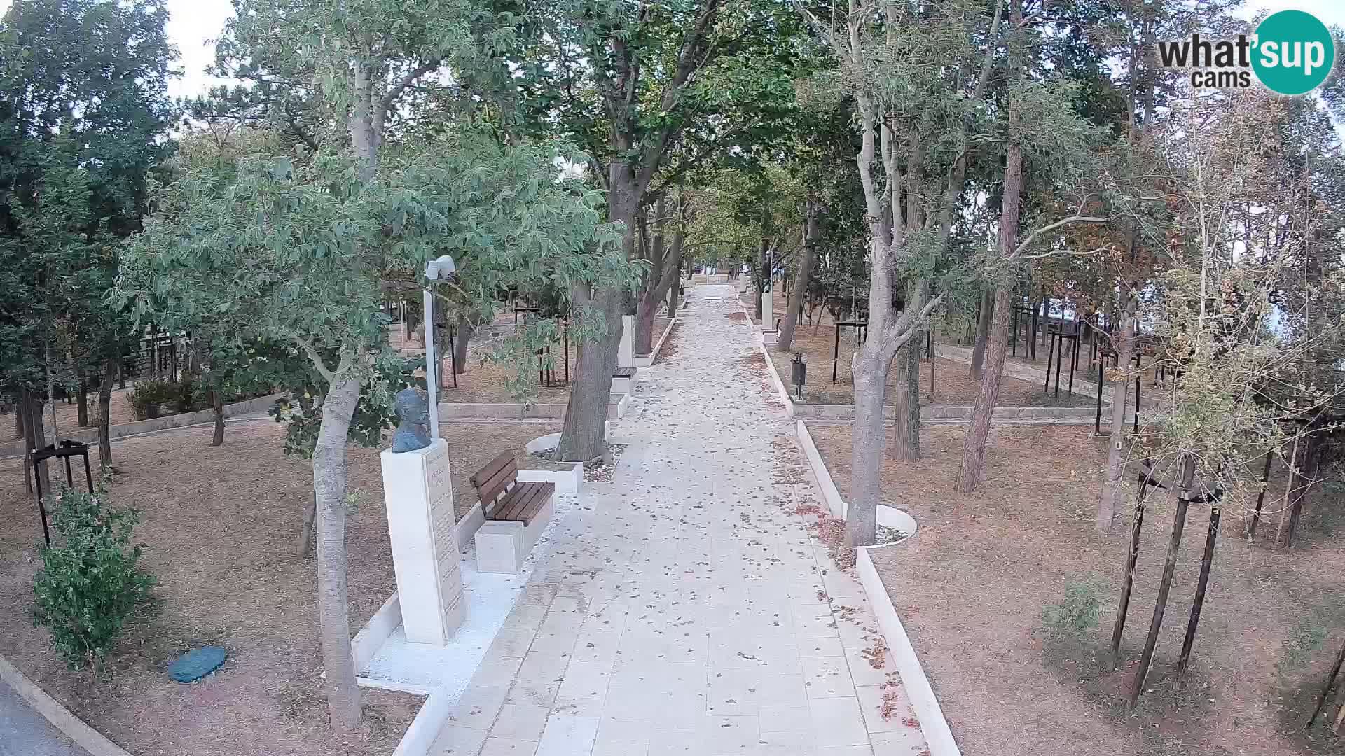 Writers’ Park Webcam Senj – Live by the Sea