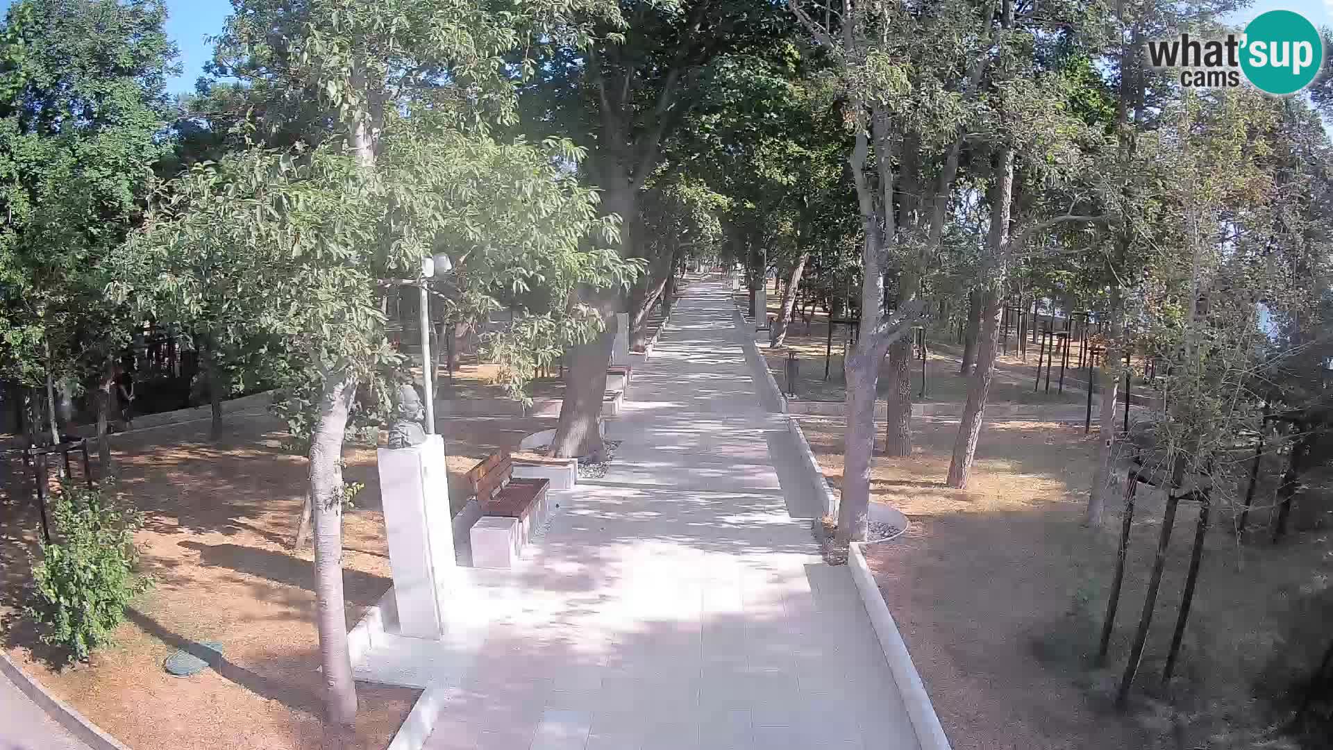 Writers’ Park Webcam Senj – Live by the Sea
