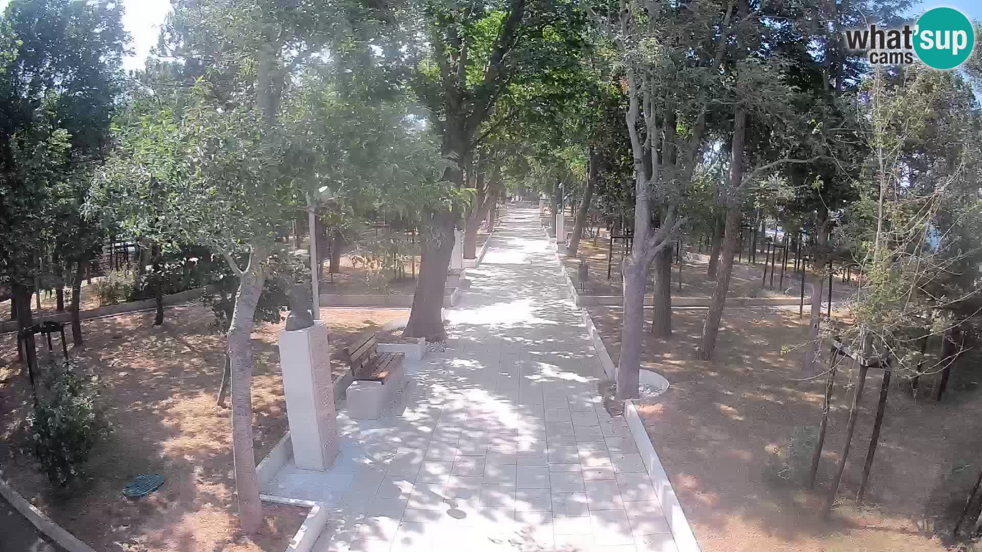 Writers’ Park Webcam Senj – Live by the Sea