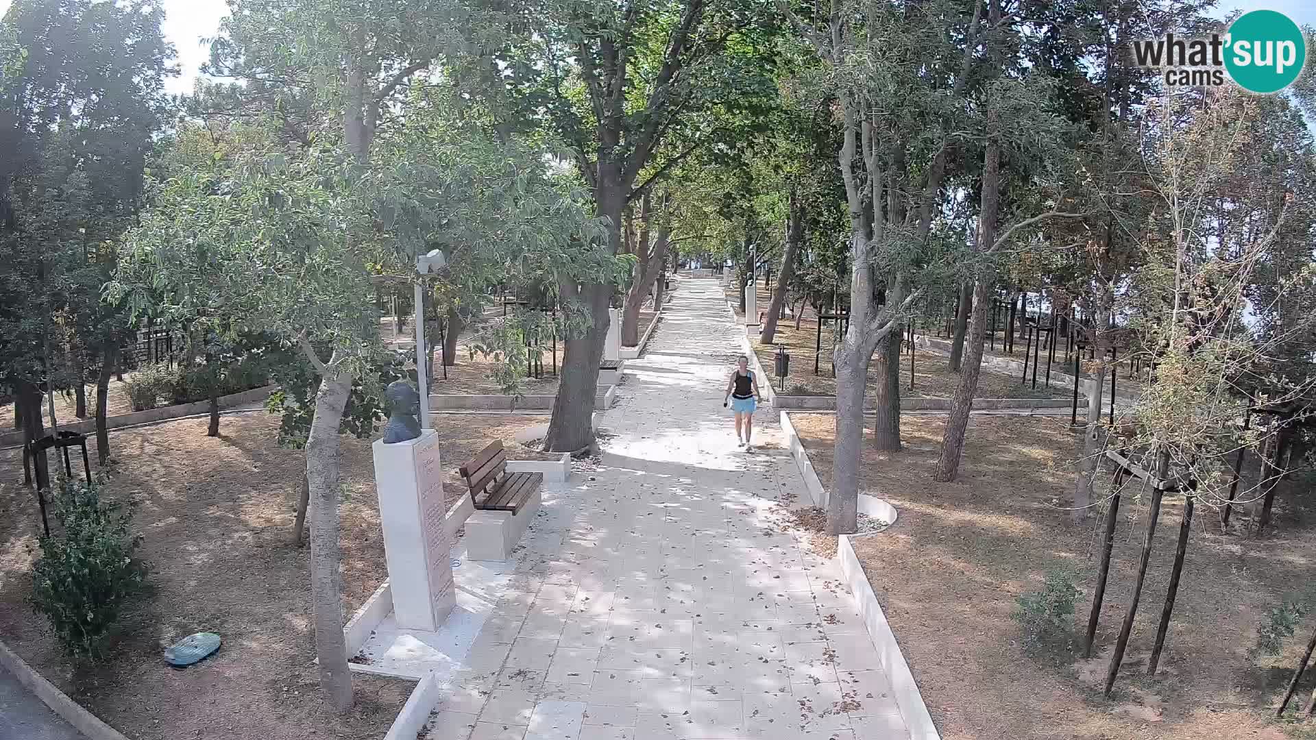 Writers’ Park Webcam Senj – Live by the Sea