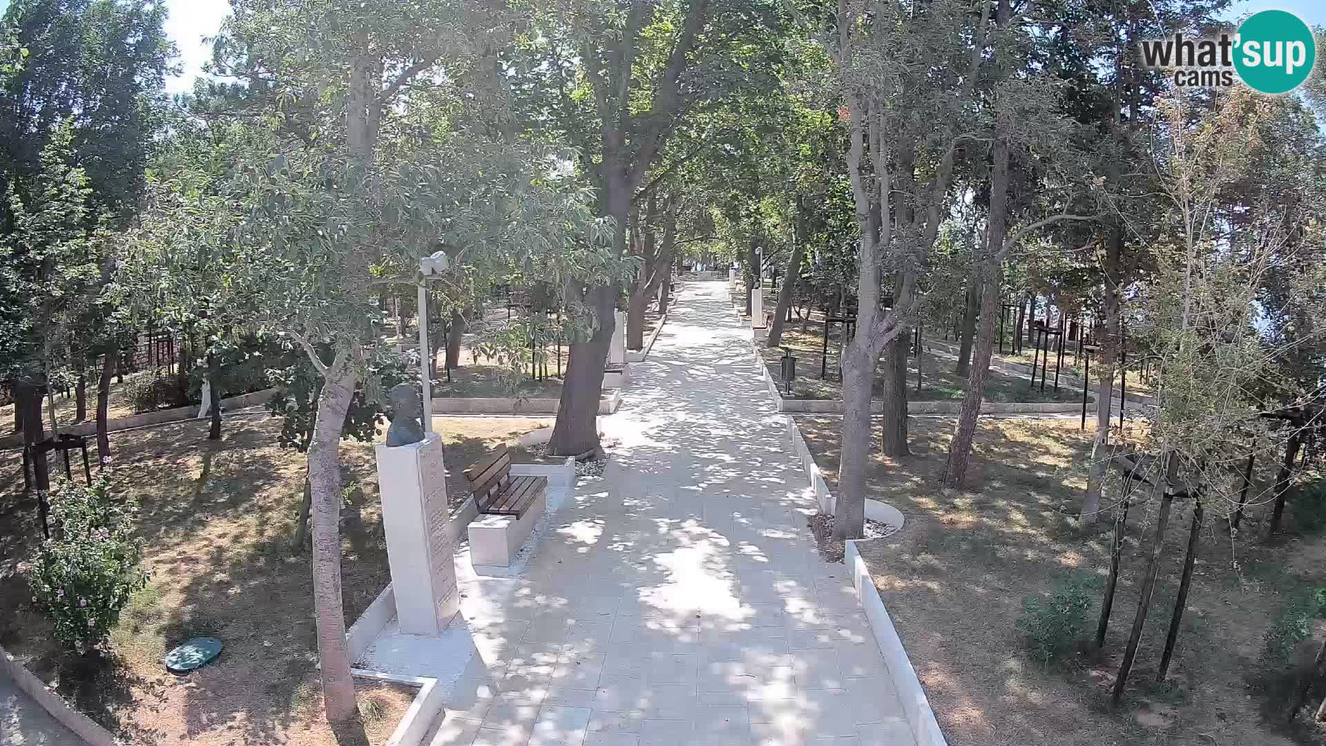 Writers’ Park Webcam Senj – Live by the Sea
