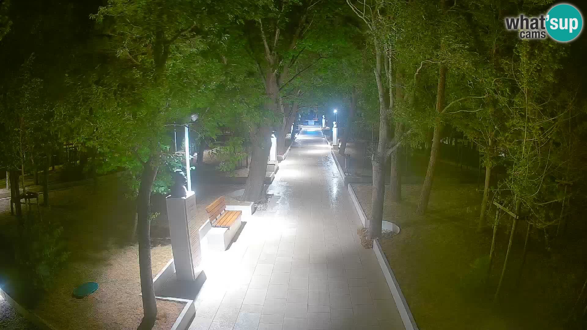 Writers’ Park Webcam Senj – Live by the Sea