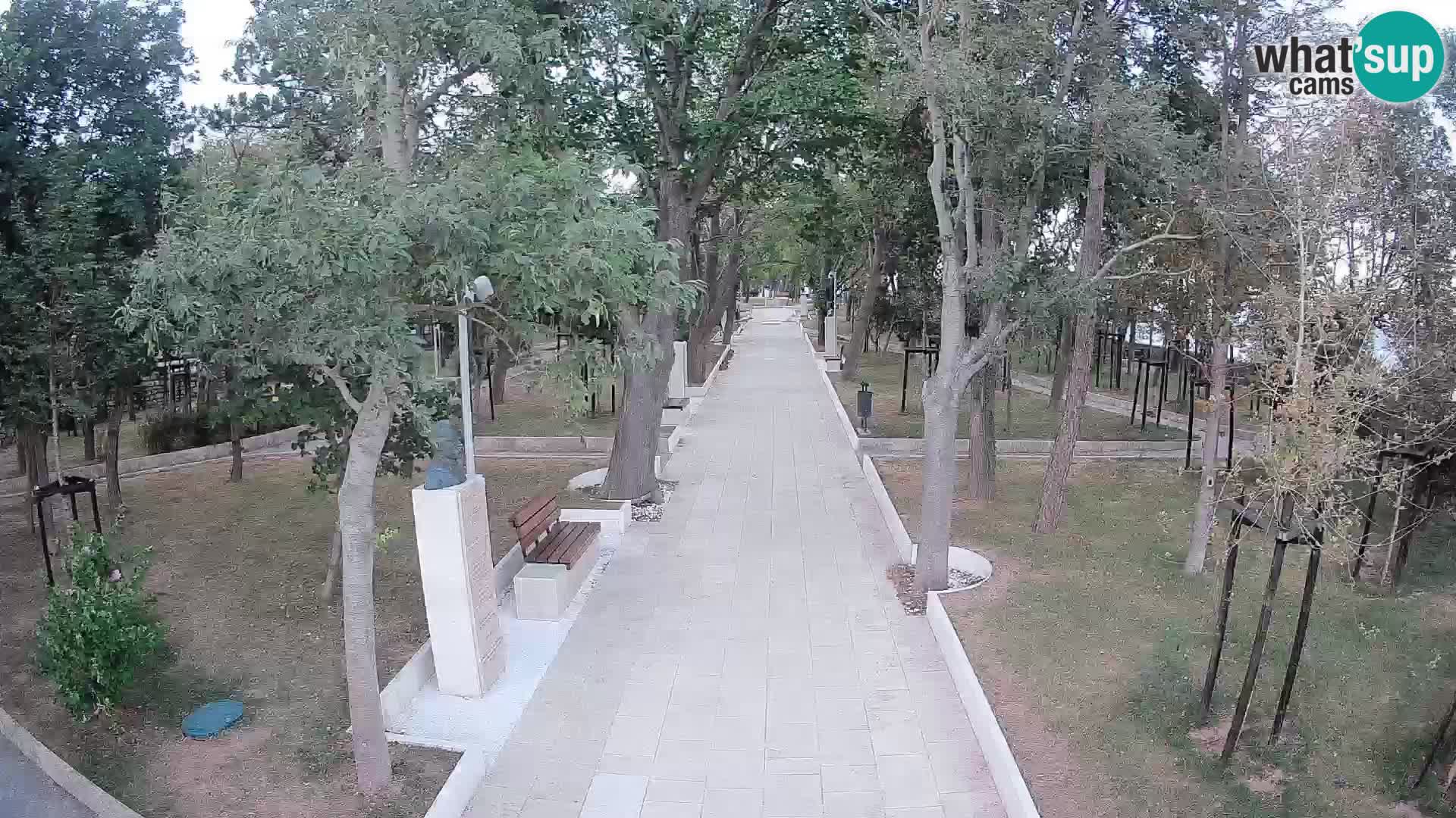 Writers’ Park Webcam Senj – Live by the Sea