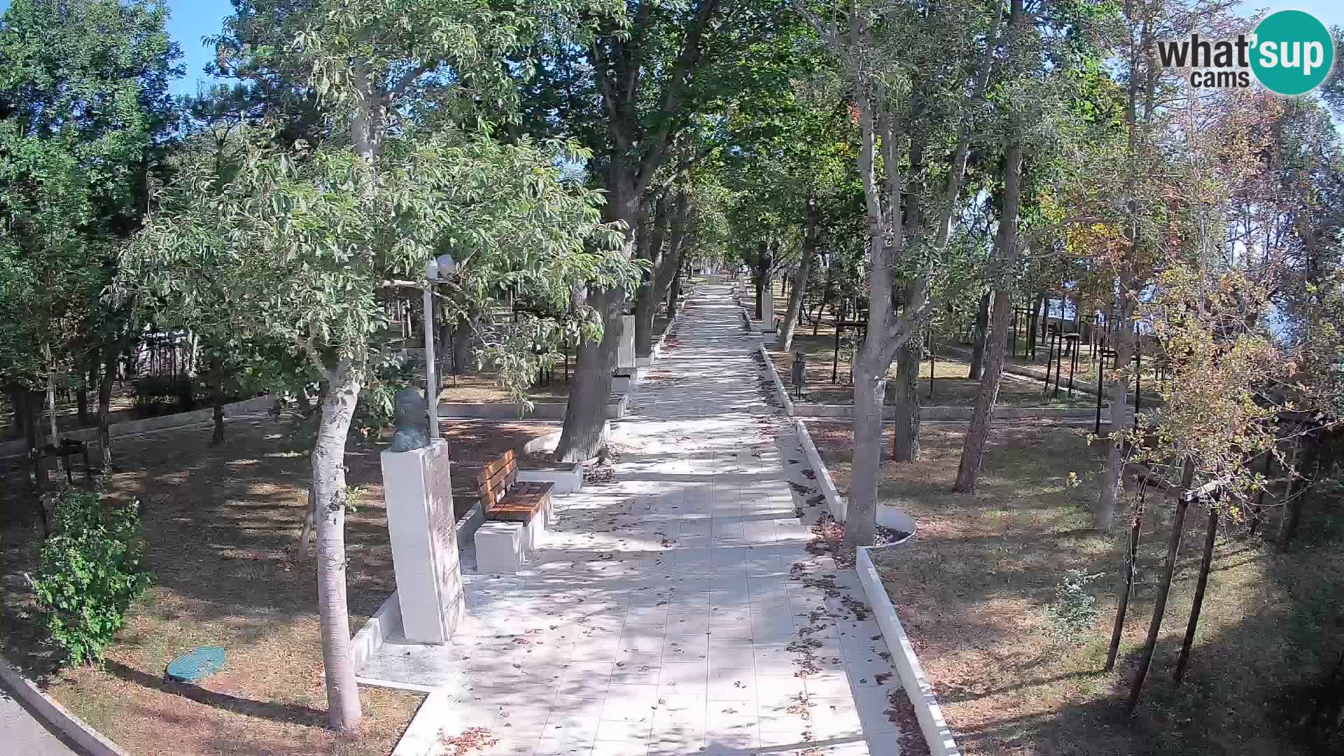 Writers’ Park Webcam Senj – Live by the Sea
