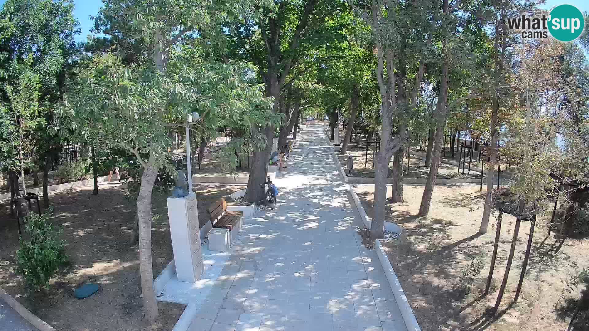 Writers’ Park Webcam Senj – Live by the Sea