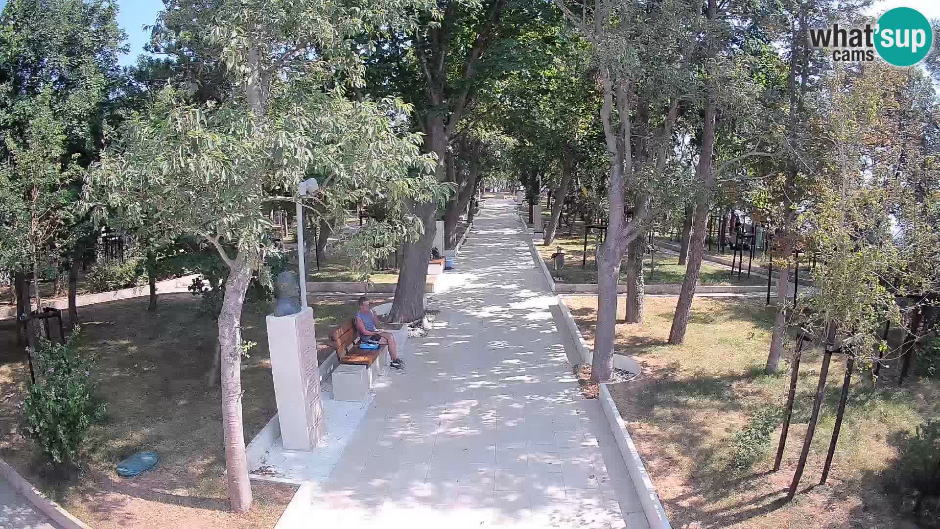 Writers’ Park Webcam Senj – Live by the Sea