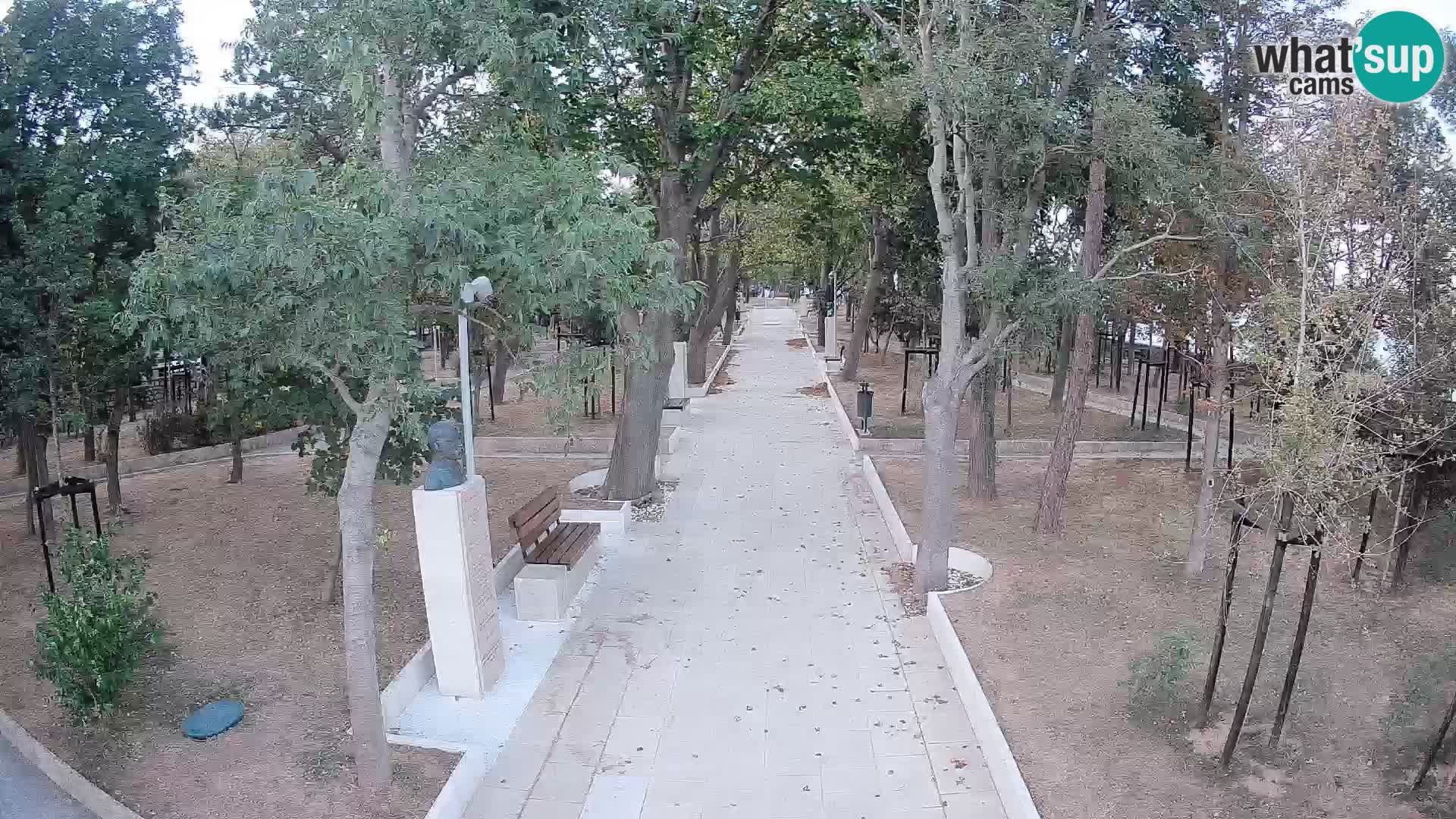 Webcam Schriftstellerpark Senj – Live am Meer