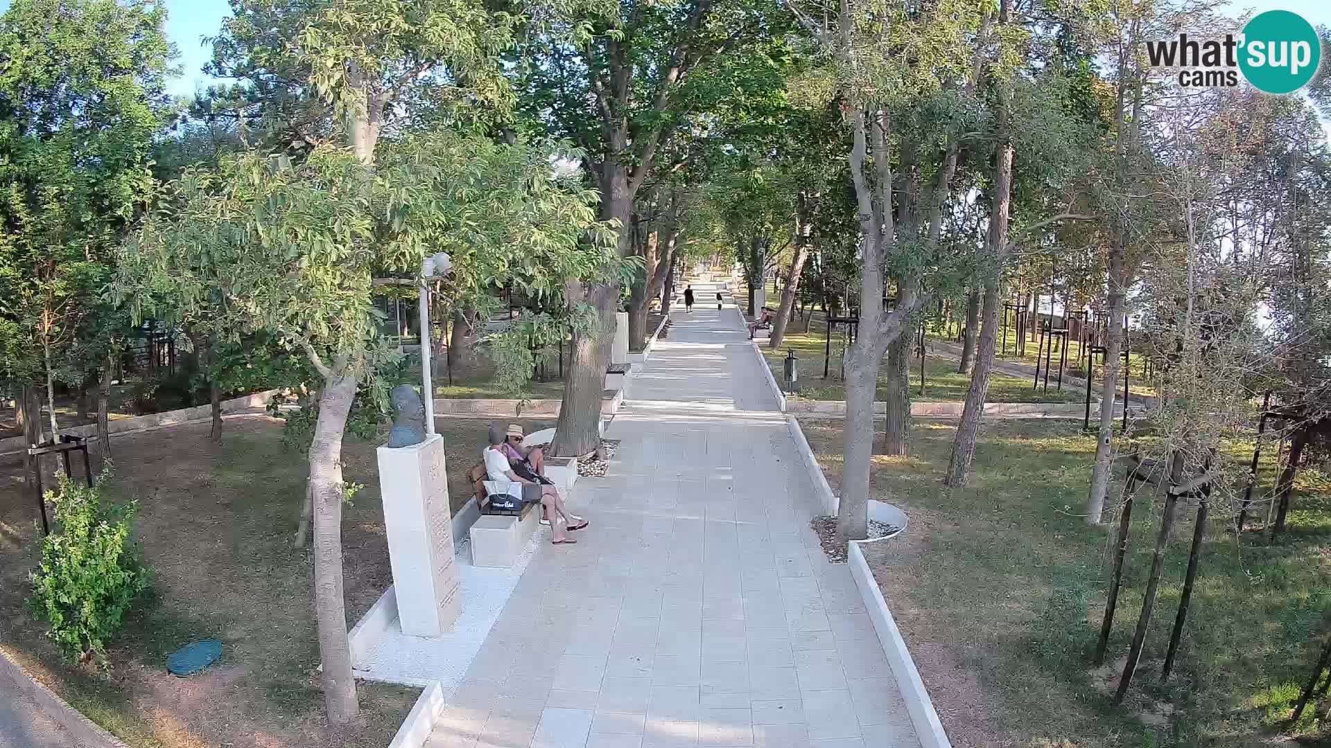 Writers’ Park Webcam Senj – Live by the Sea