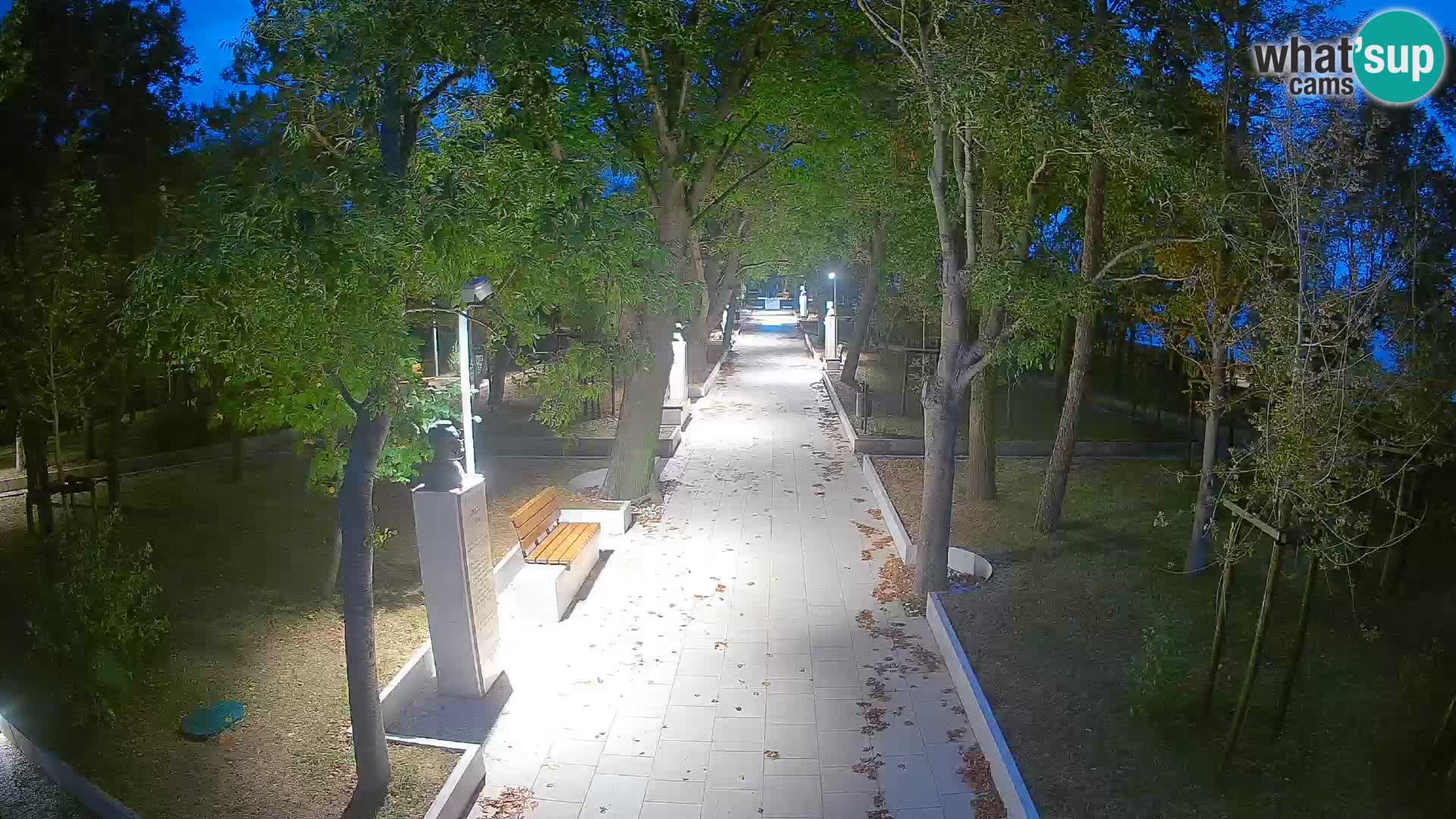 Webcam Schriftstellerpark Senj – Live am Meer