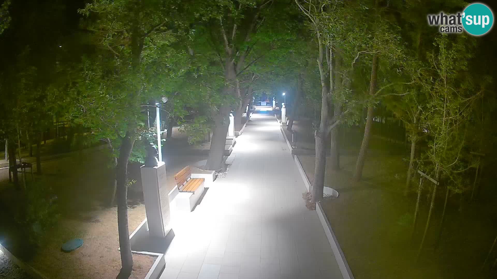 Writers’ Park Webcam Senj – Live by the Sea