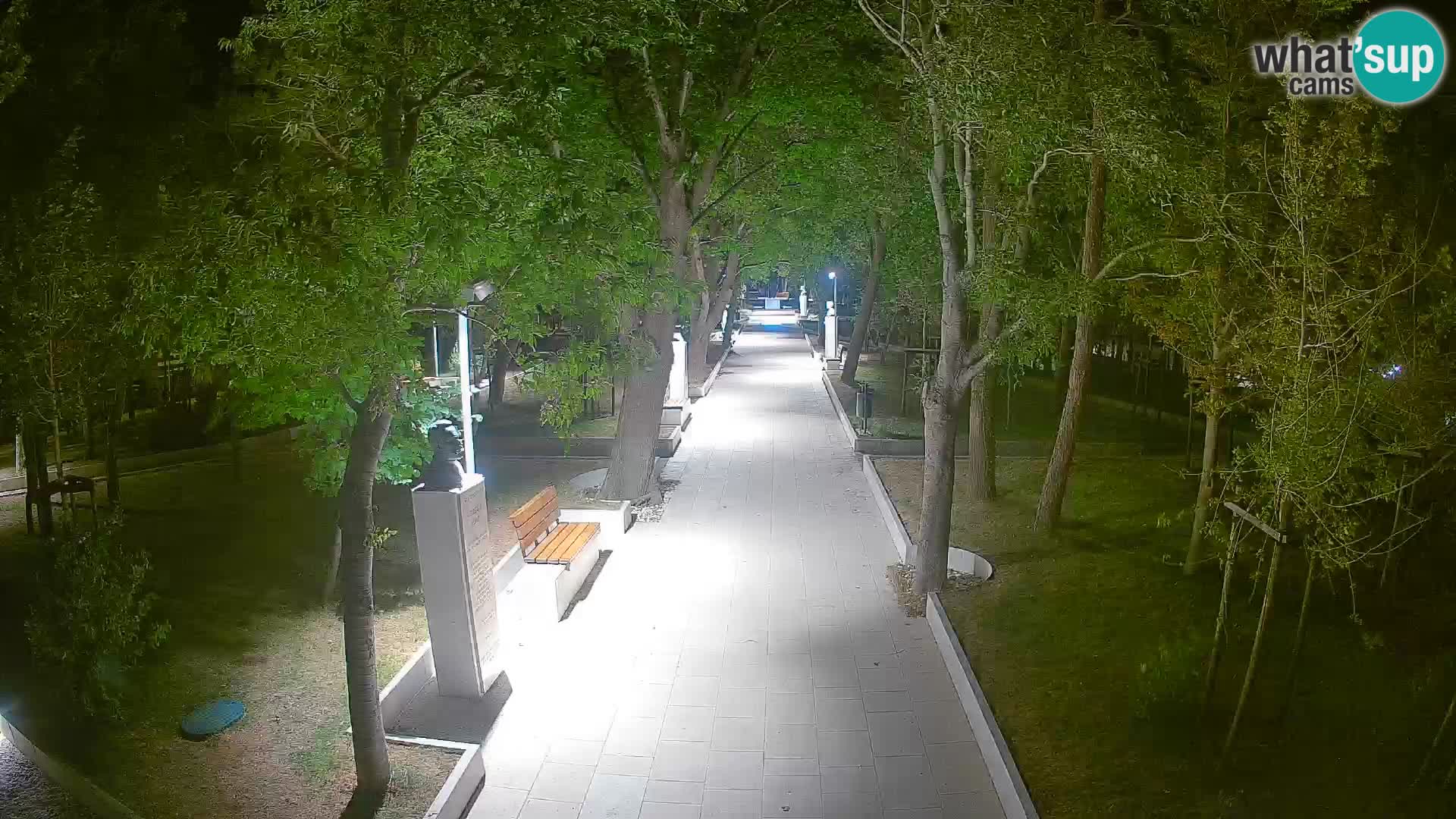 Writers’ Park Webcam Senj – Live by the Sea