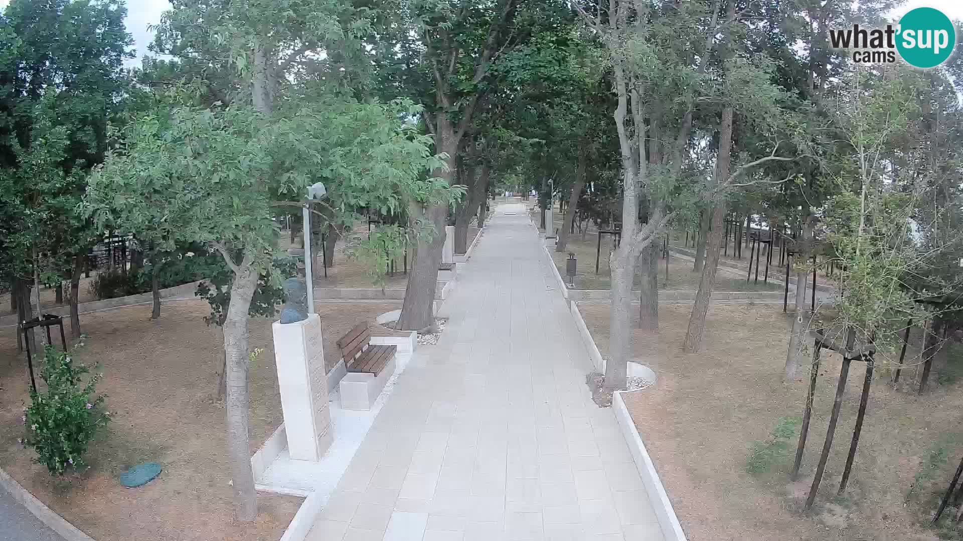 Writers’ Park Webcam Senj – Live by the Sea