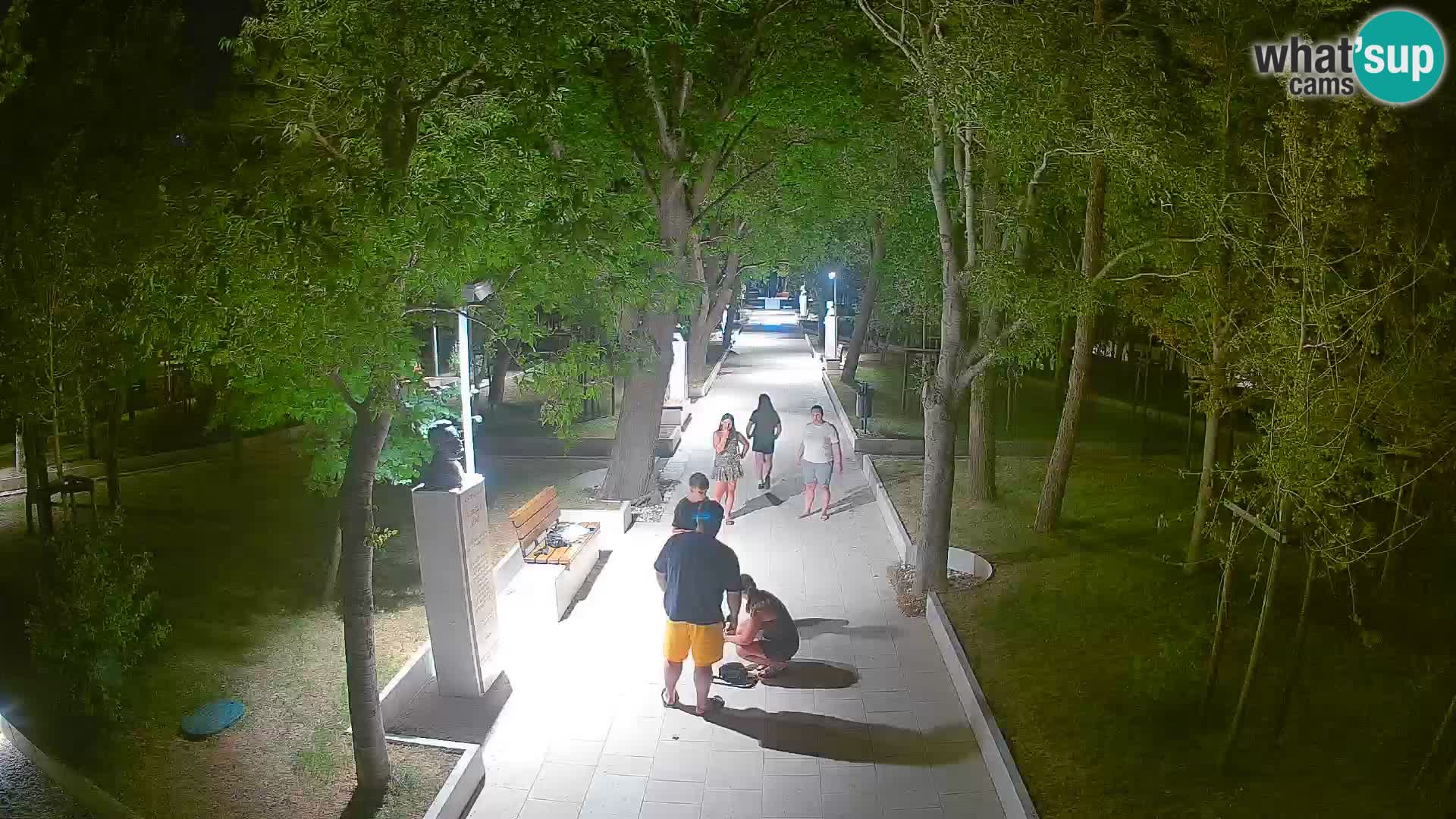 Webcam Schriftstellerpark Senj – Live am Meer