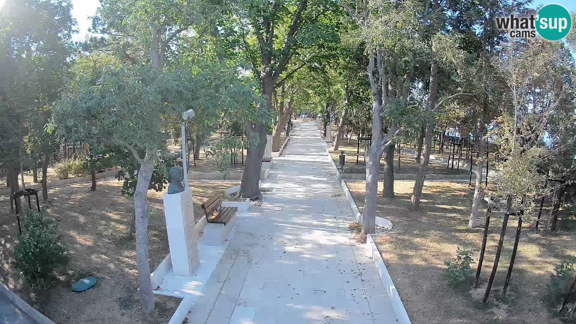 Writers’ Park Webcam Senj – Live by the Sea