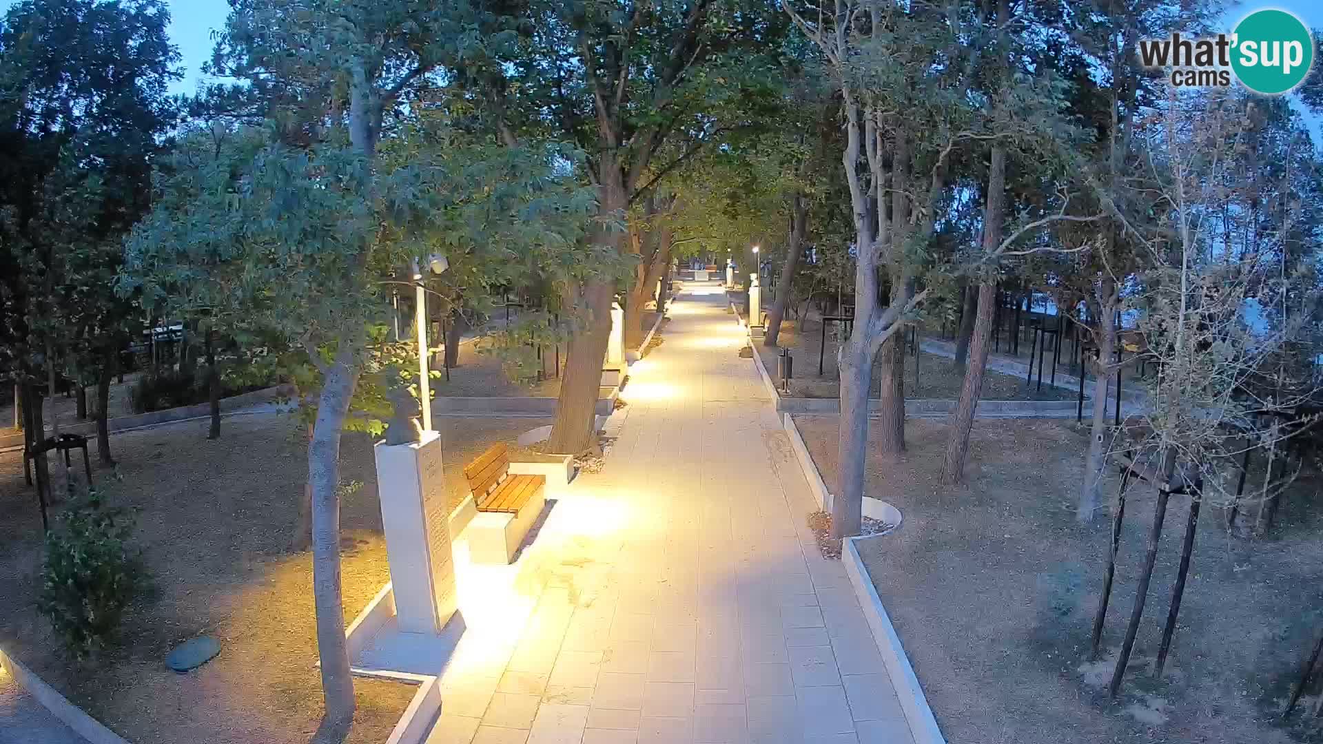 Writers’ Park Webcam Senj – Live by the Sea