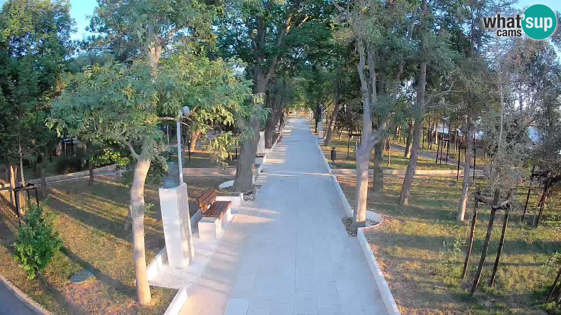 Writers’ Park Webcam Senj – Live by the Sea