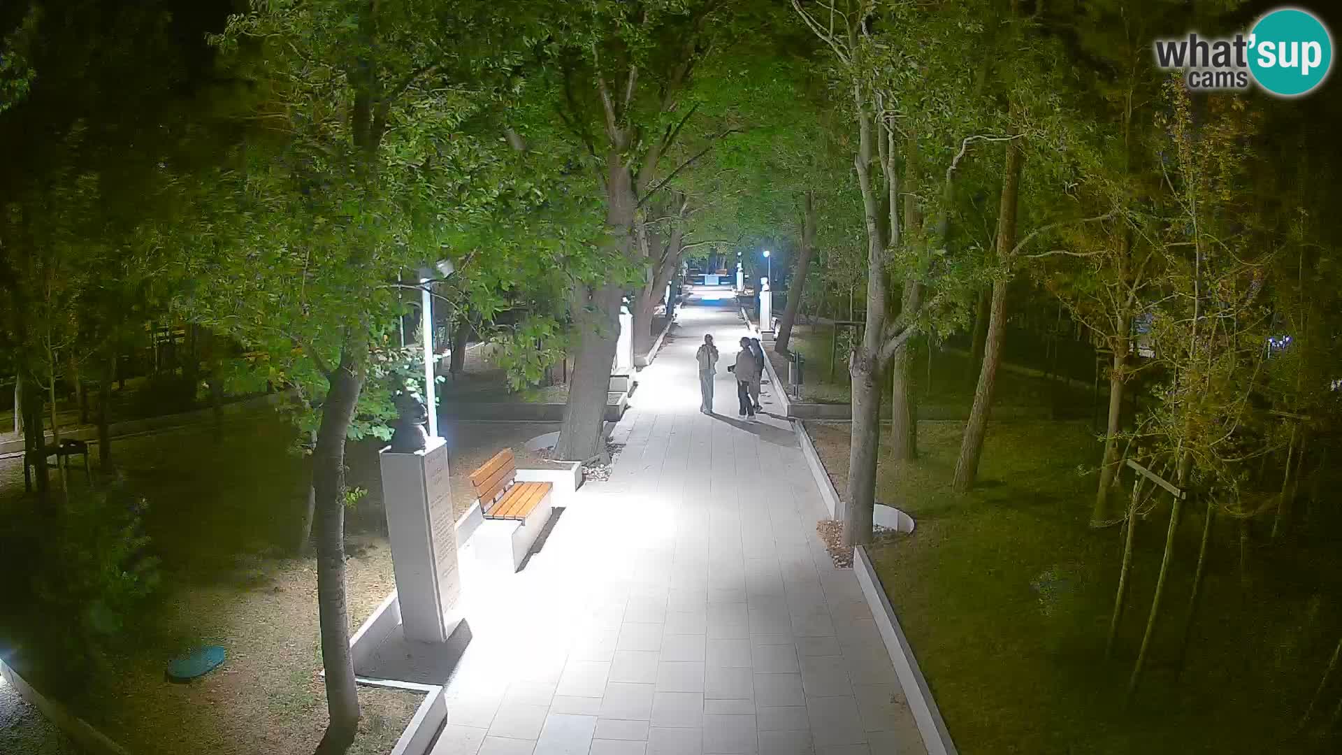 Writers’ Park Webcam Senj – Live by the Sea
