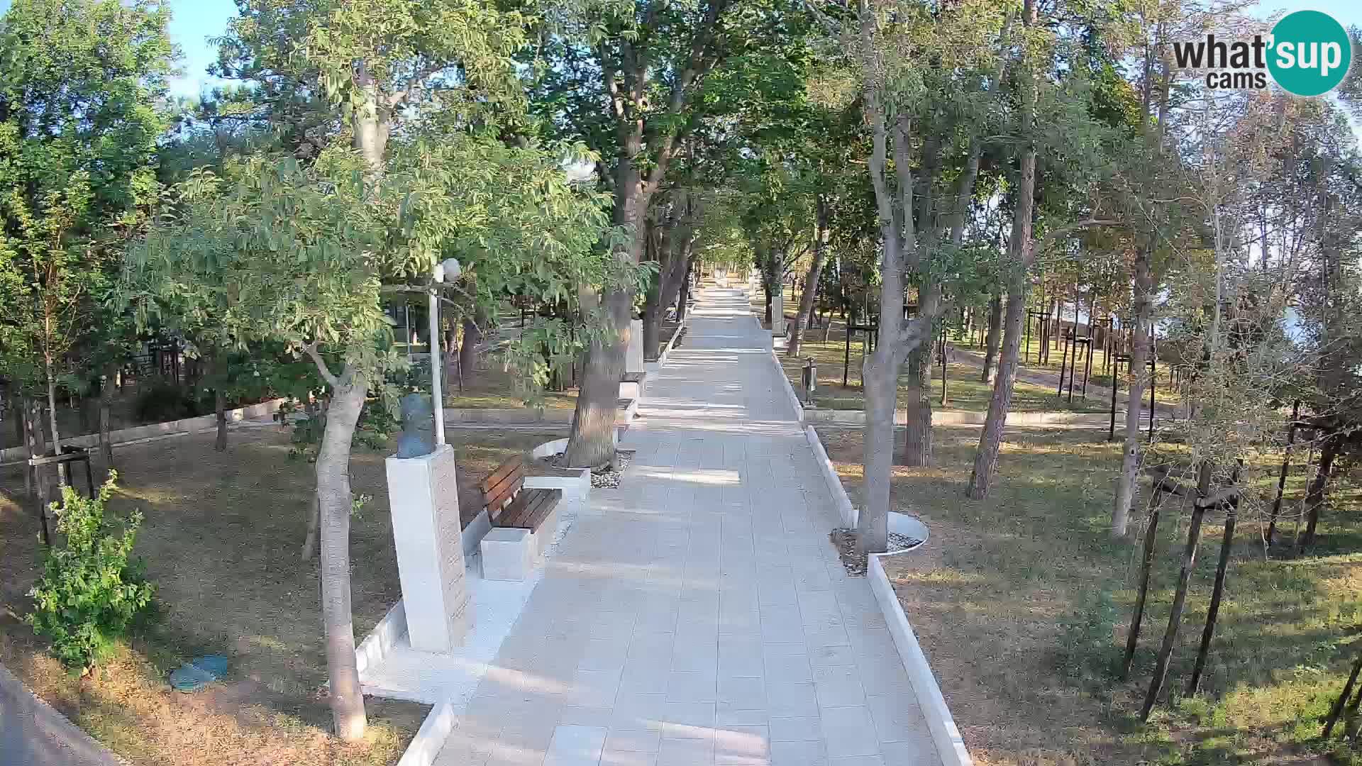Writers’ Park Webcam Senj – Live by the Sea