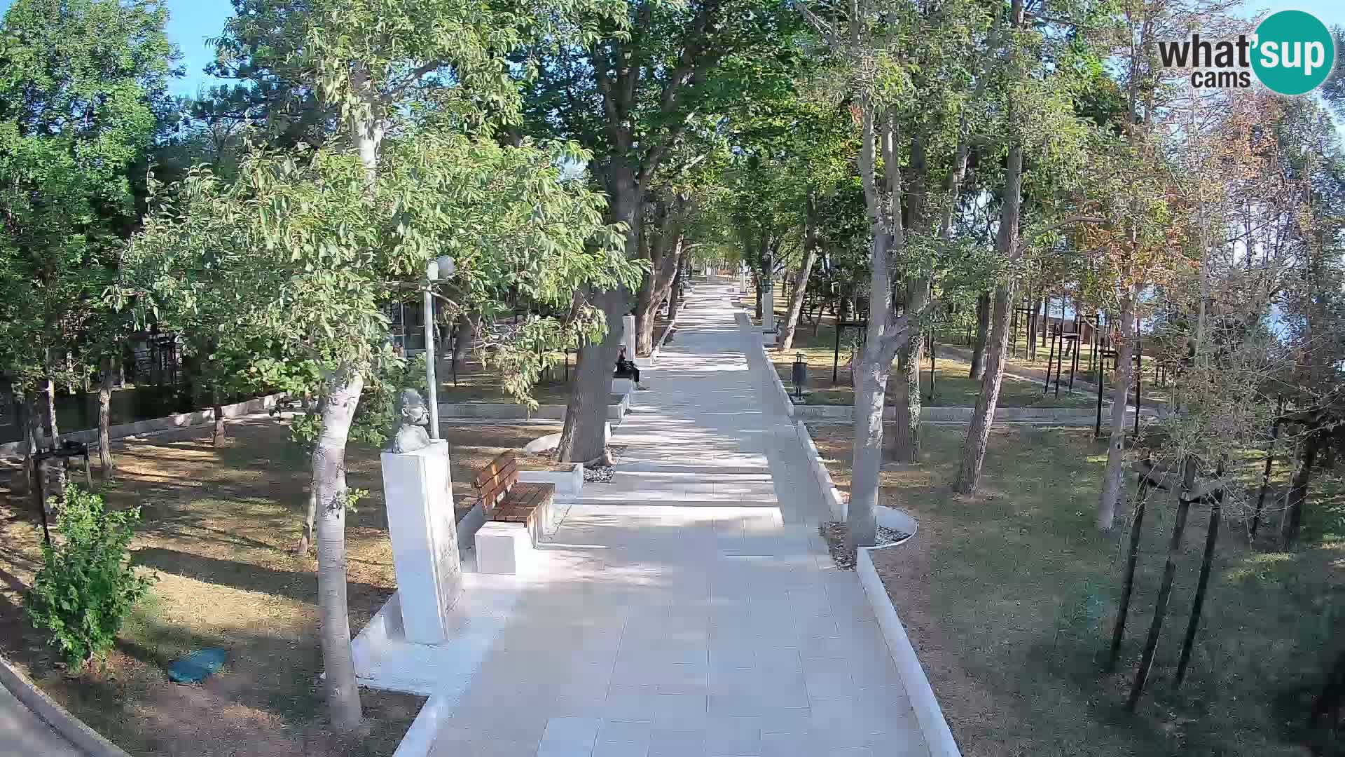 Writers’ Park Webcam Senj – Live by the Sea