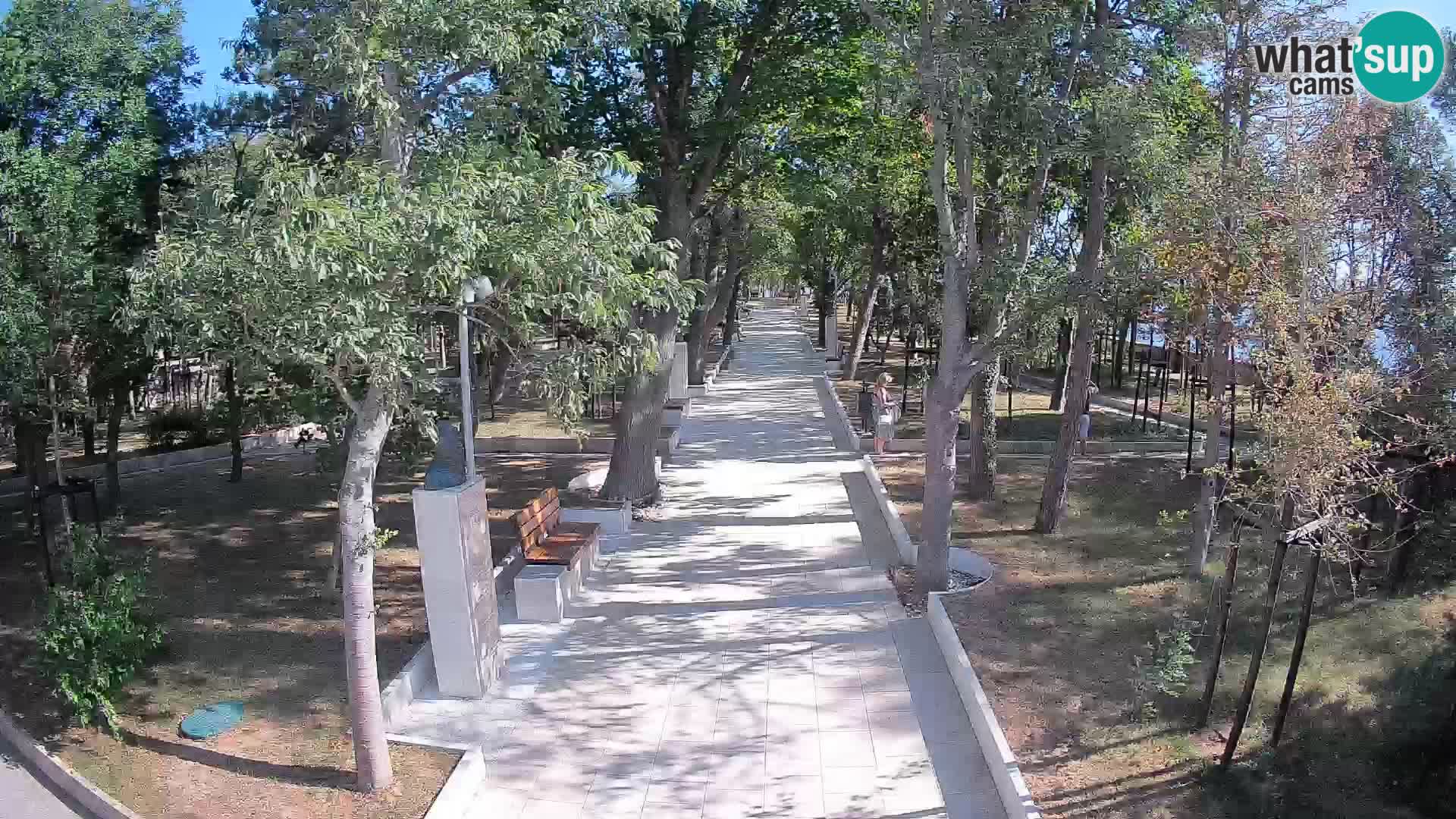 Writers’ Park Webcam Senj – Live by the Sea