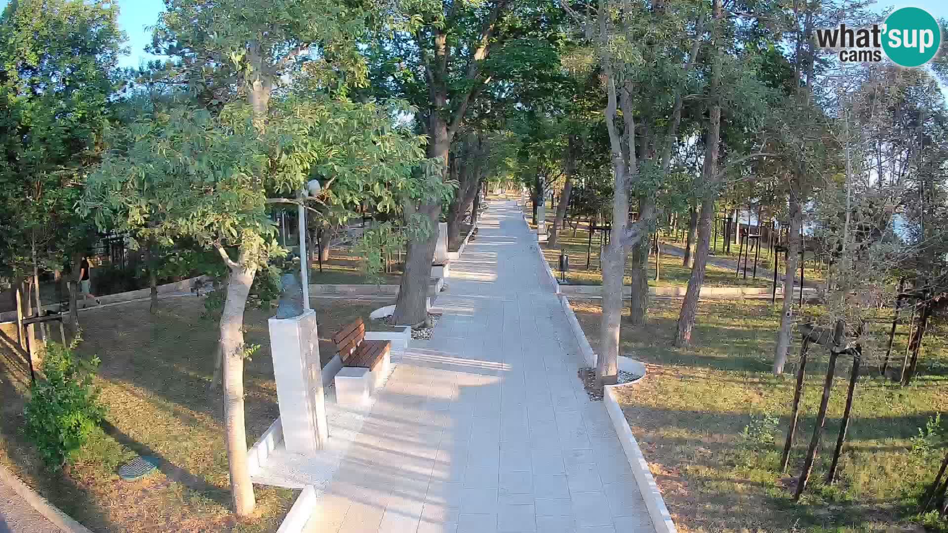 Webcam Schriftstellerpark Senj – Live am Meer