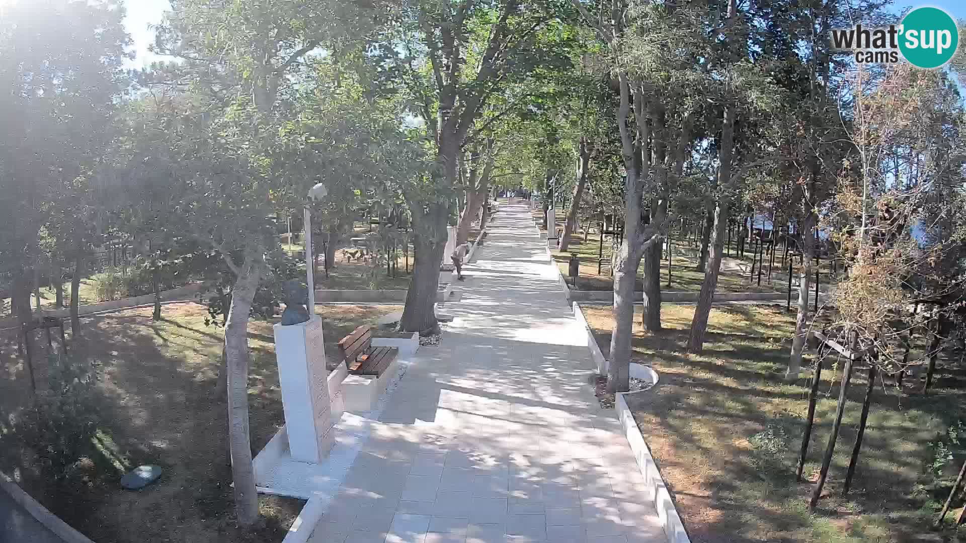 Writers’ Park Webcam Senj – Live by the Sea
