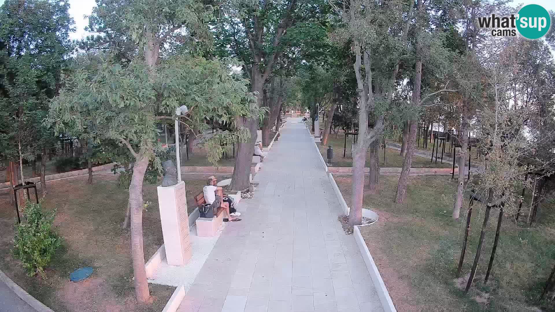 Writers’ Park Webcam Senj – Live by the Sea
