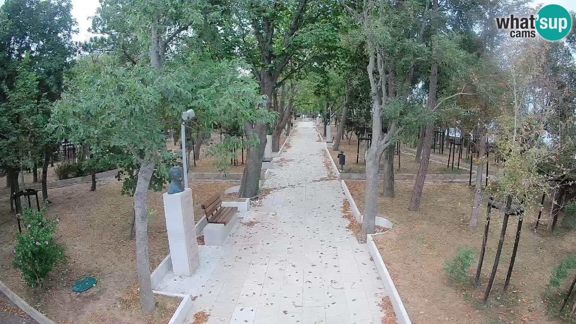 Writers’ Park Webcam Senj – Live by the Sea