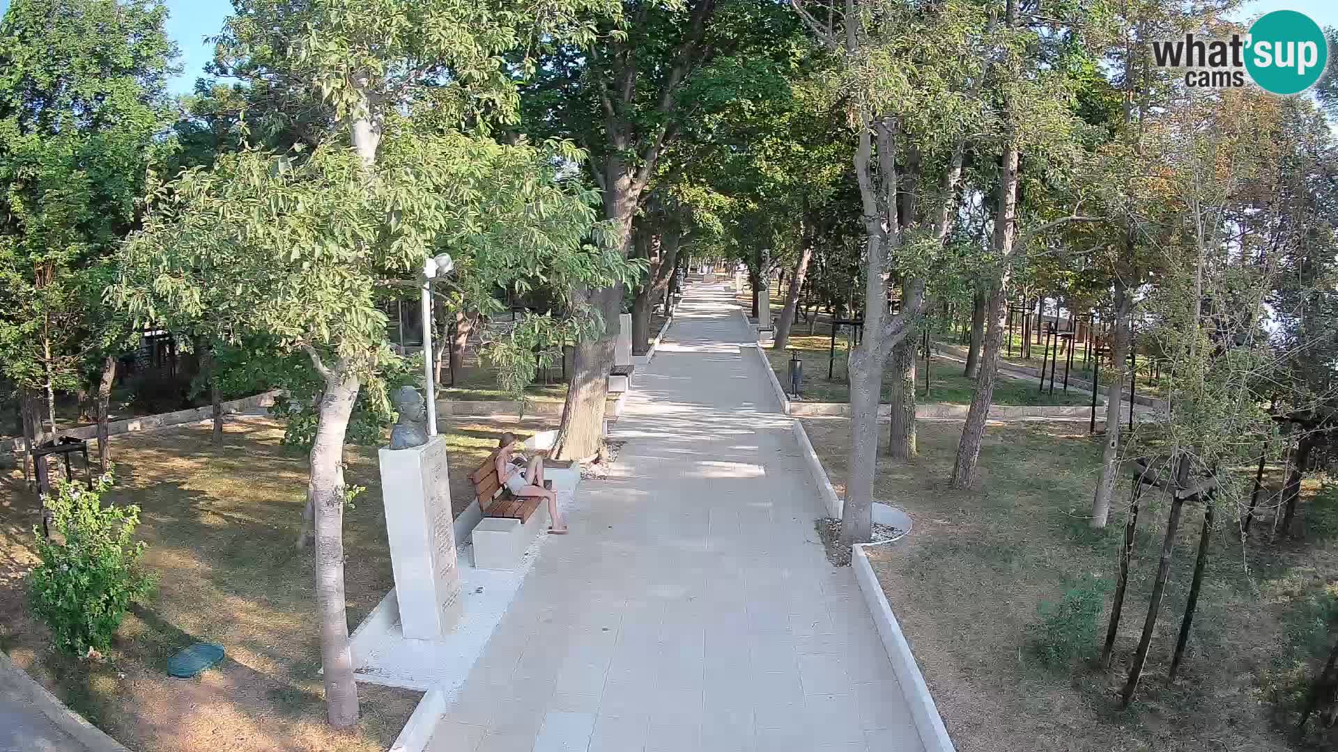 Writers’ Park Webcam Senj – Live by the Sea